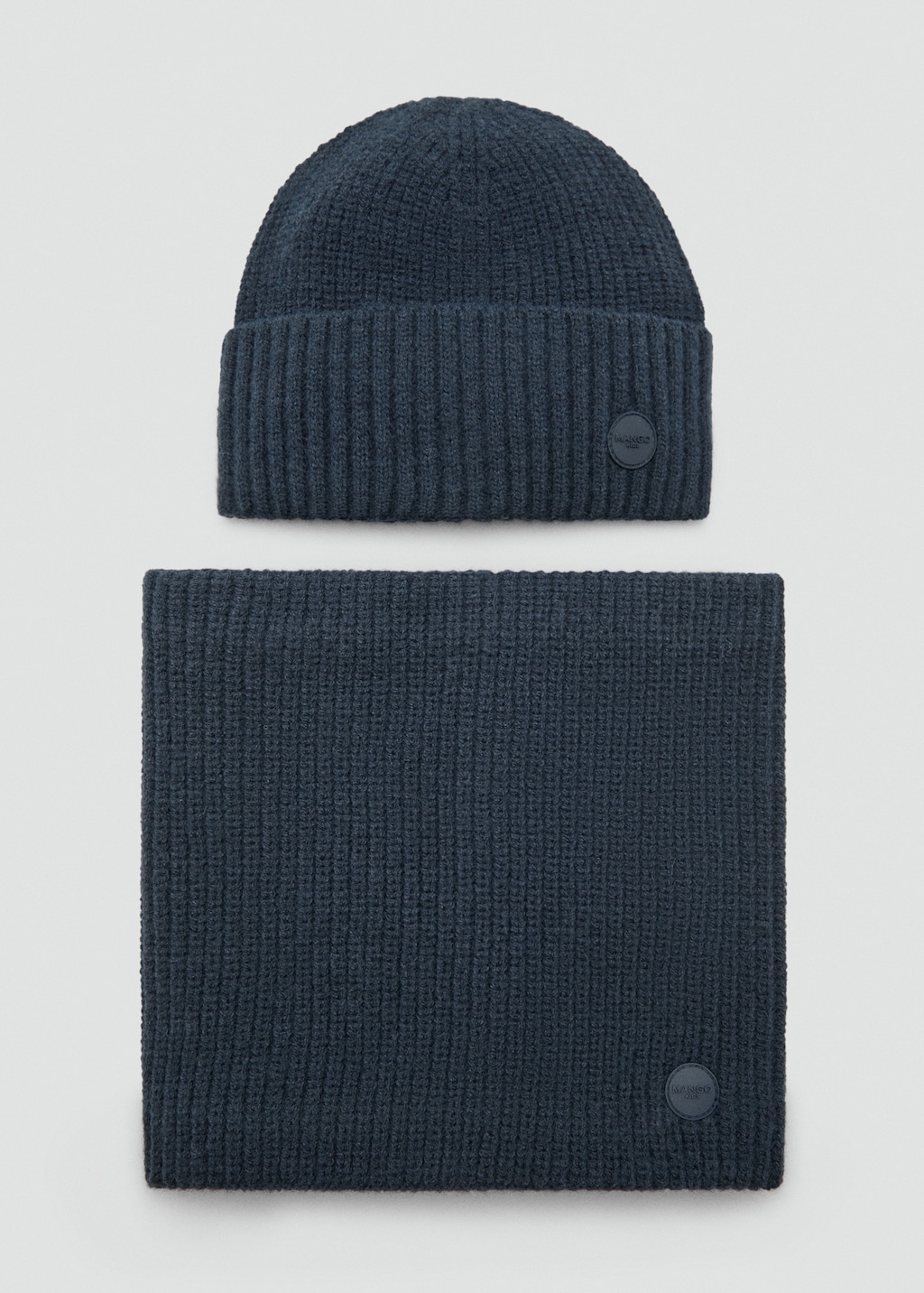 Knitted hat with turn-up - Kids | MANGO Canada