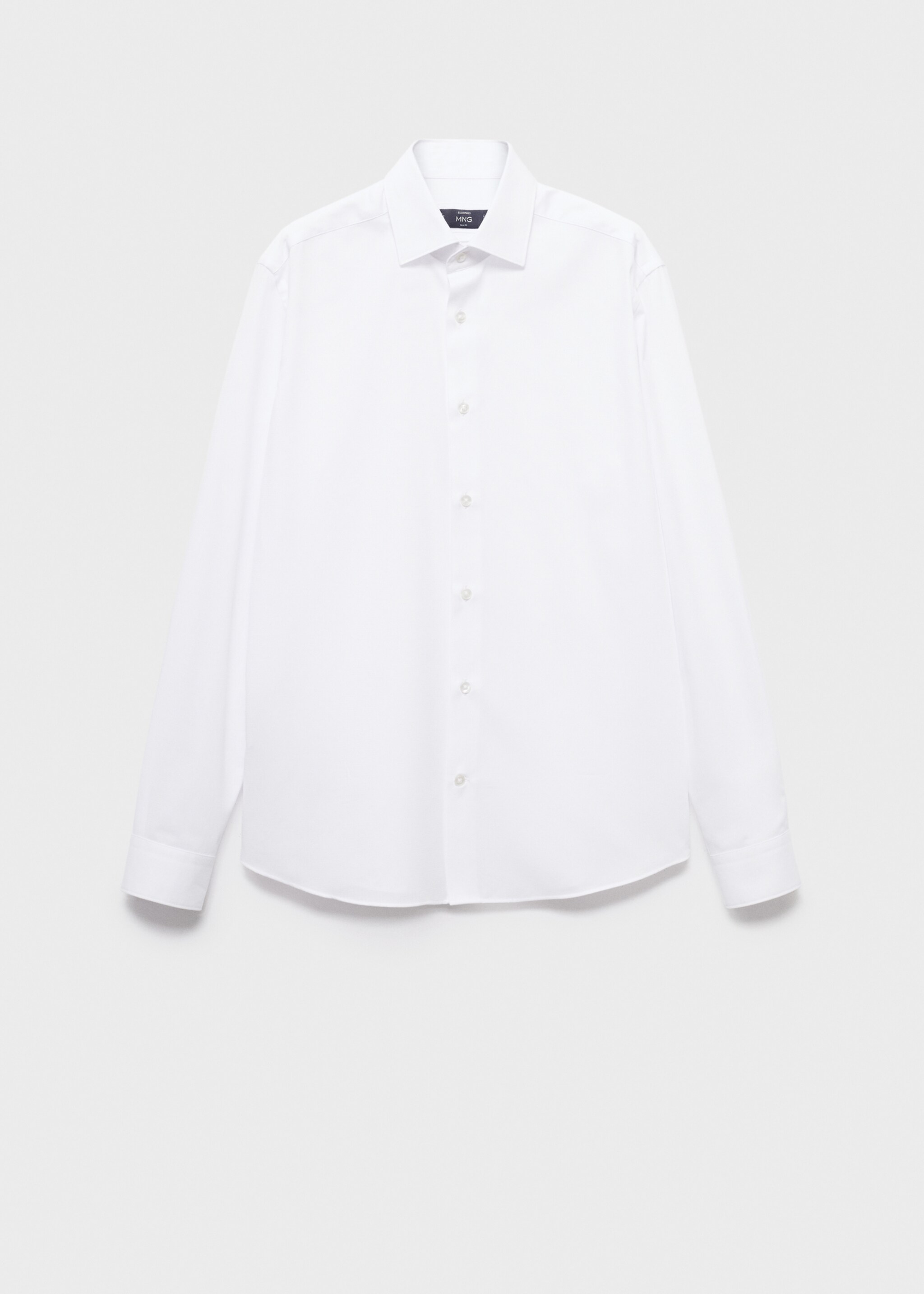 Camisa algodón slim fit - Artículo sin modelo, Blanco. Ref: 17075984-00.