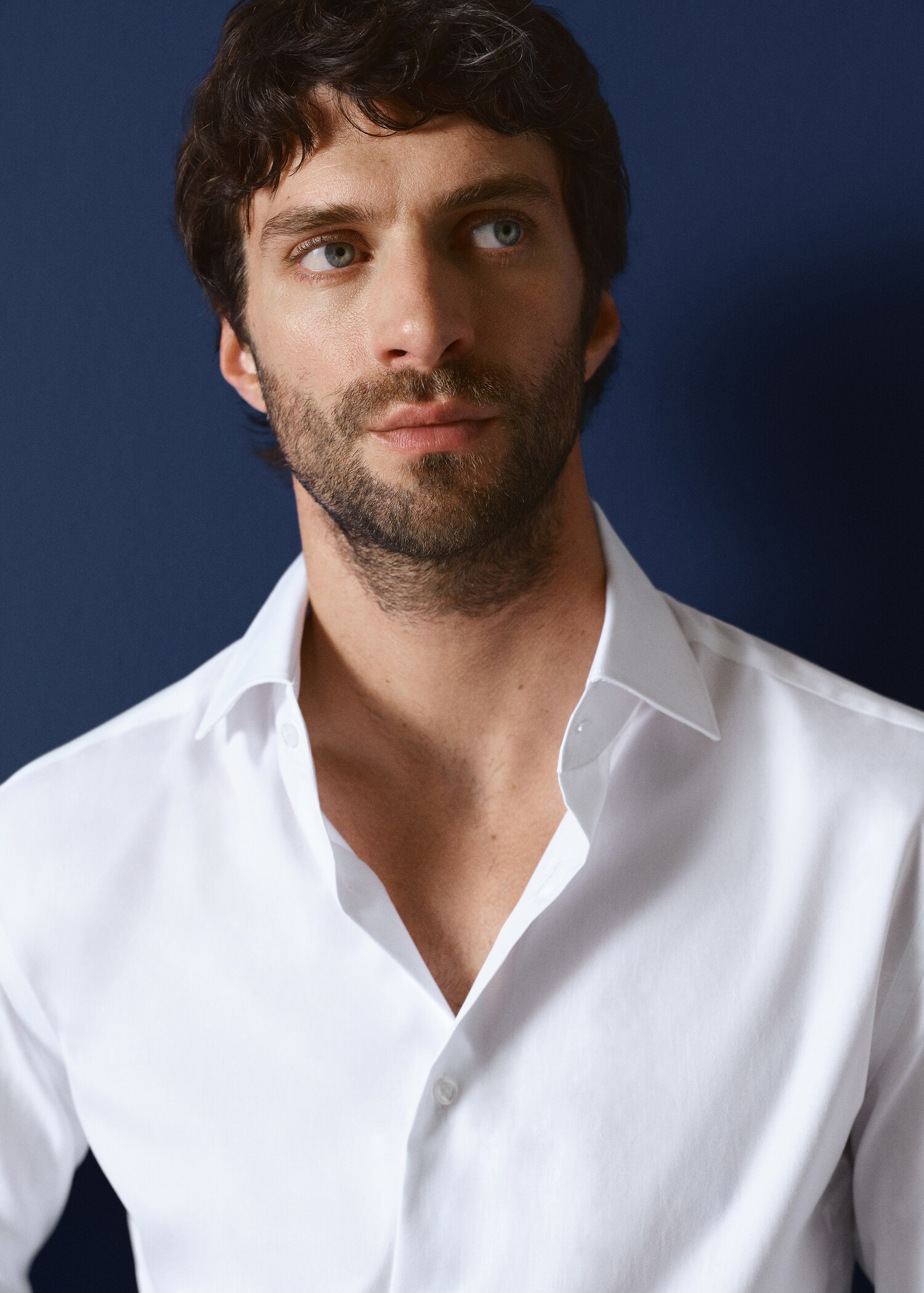 Slim-fit cotton shirt - Details of the article 3