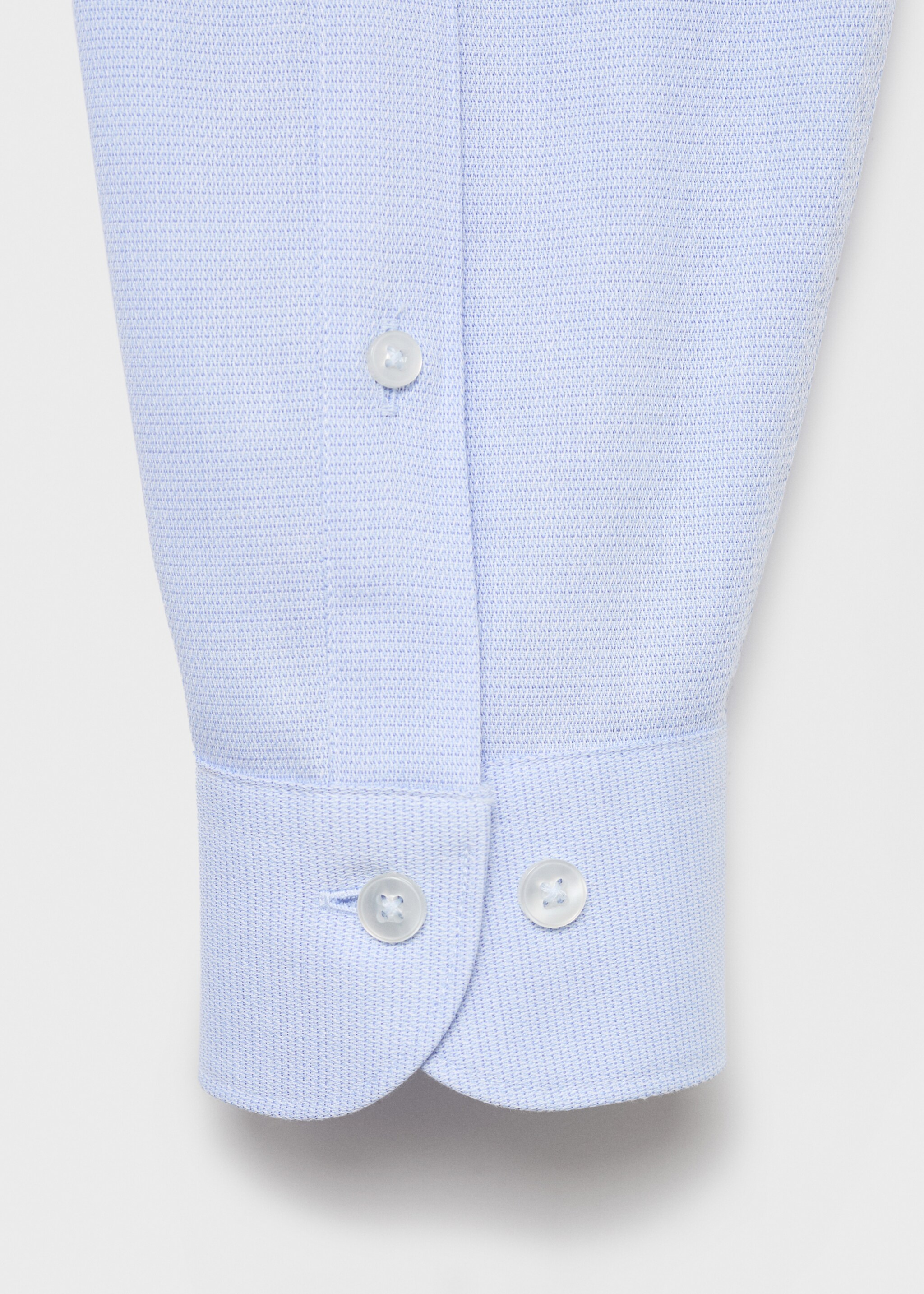 Camisa algodón slim fit - Detalle del artículo 0, Azul celeste. Ref: 17075984-00.