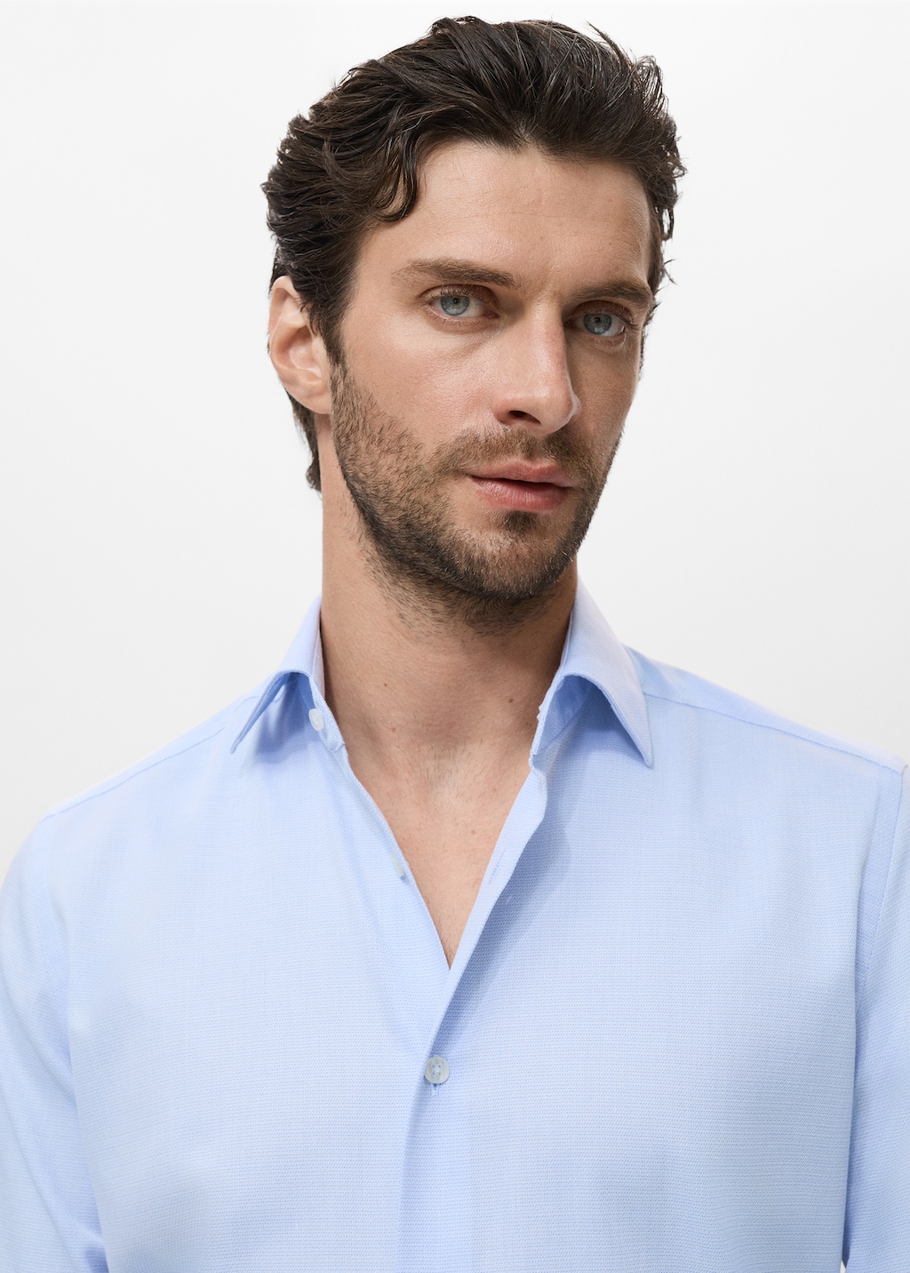 Slim-fit cotton shirt