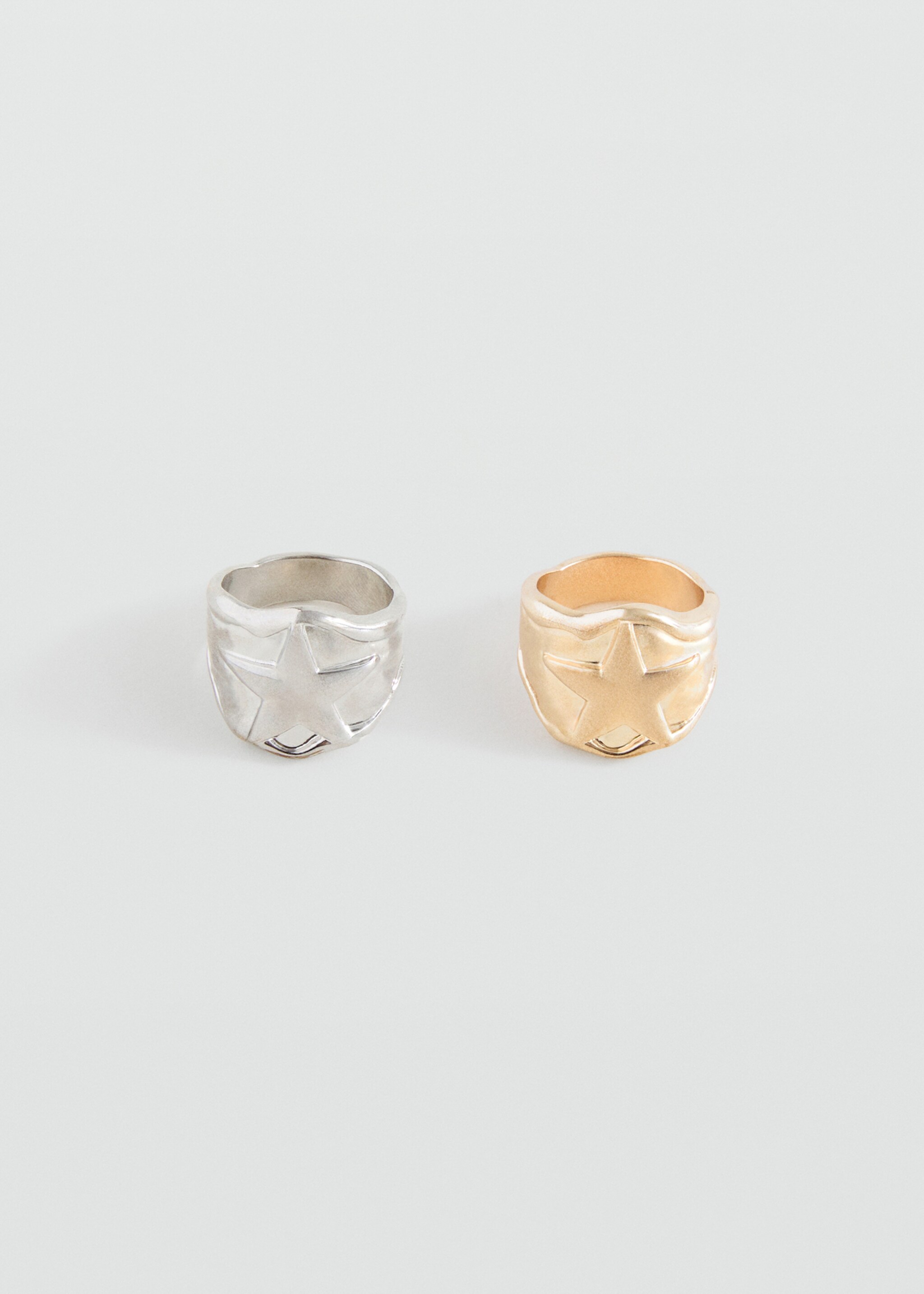 2-pack combined rings - Article without model, Silver. Ref: 17075987-00.