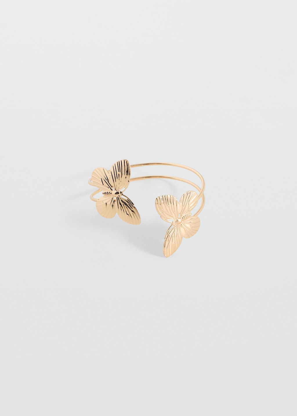 Rigid butterfly bracelet