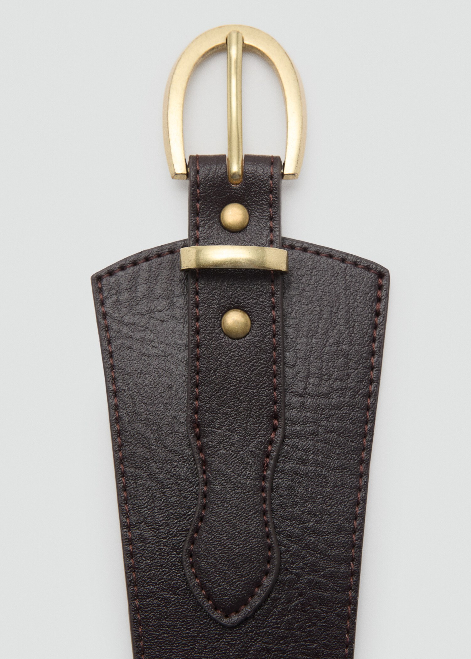 Leather obi belt - Details of the article 1