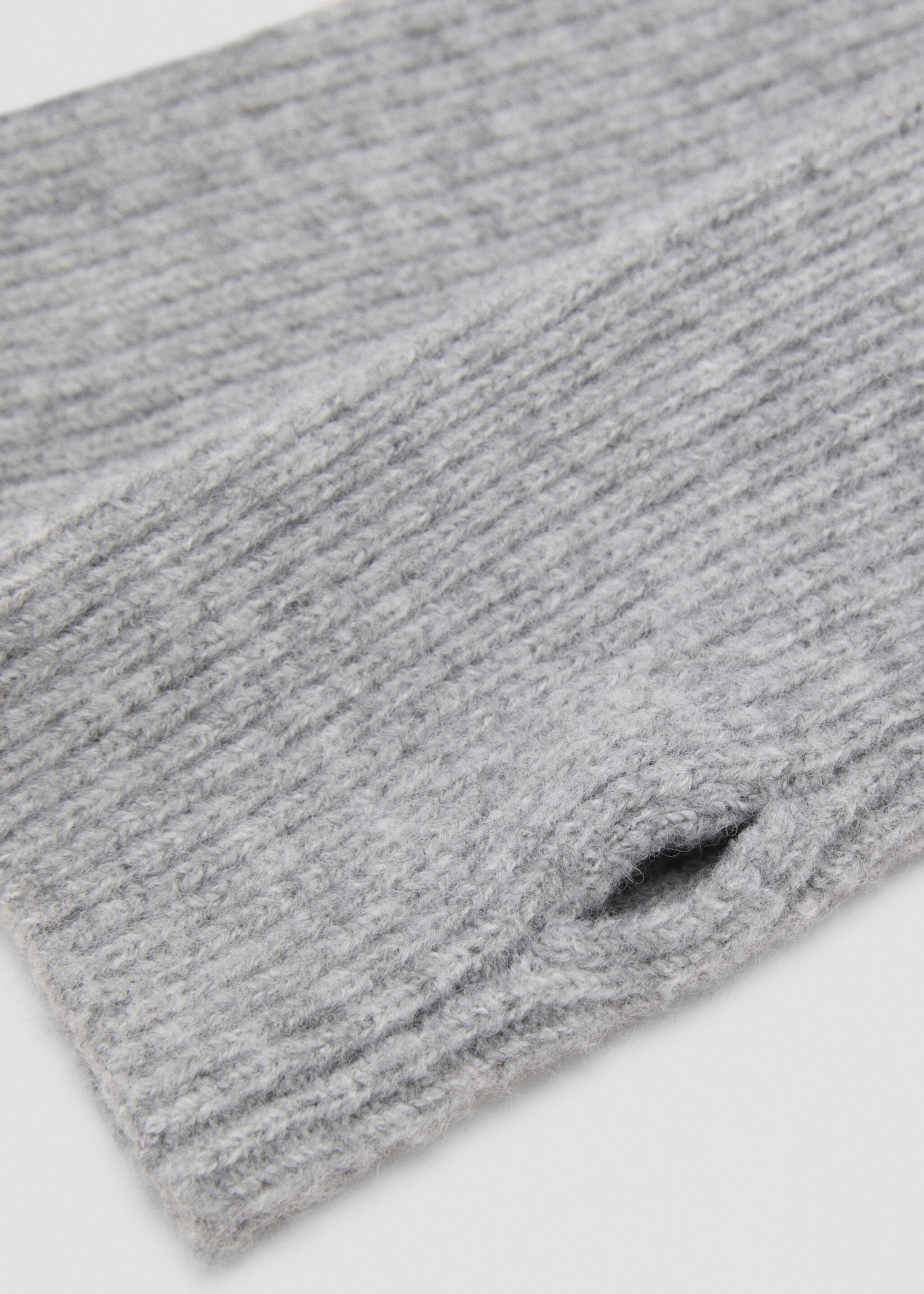Gloves mitones - Medium plane, Grey. Ref: 17075994-00.
