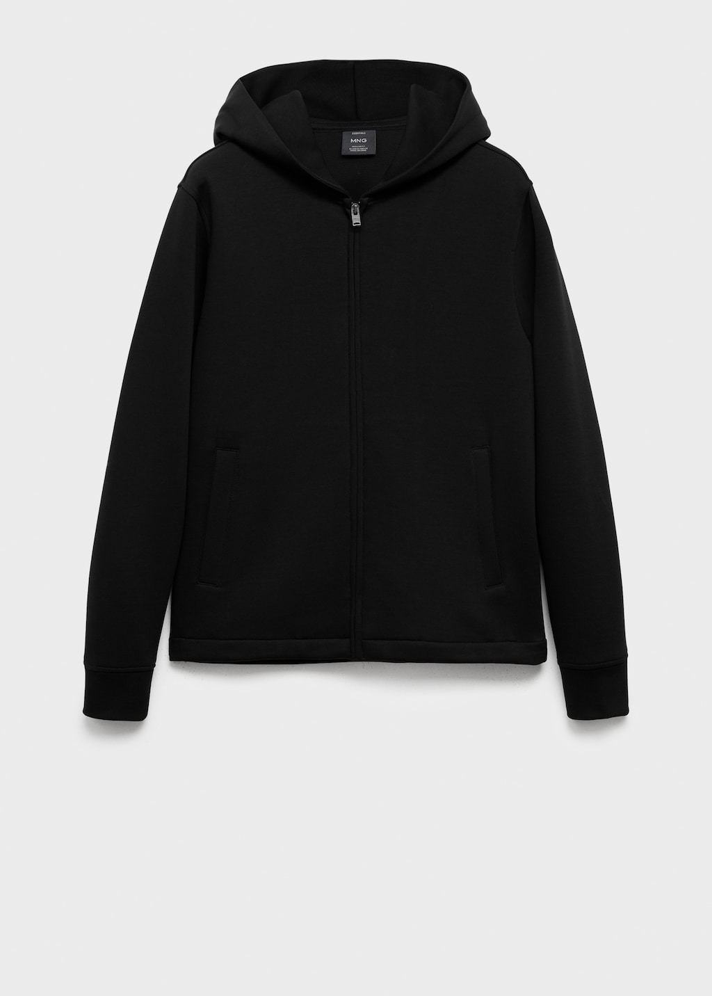 Zip-up hoodie - Men | MANGO Romania