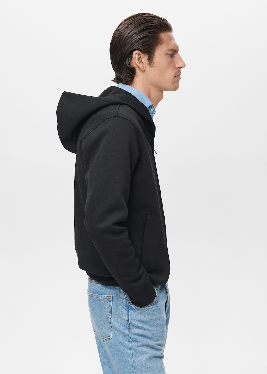 Zip-up hoodie