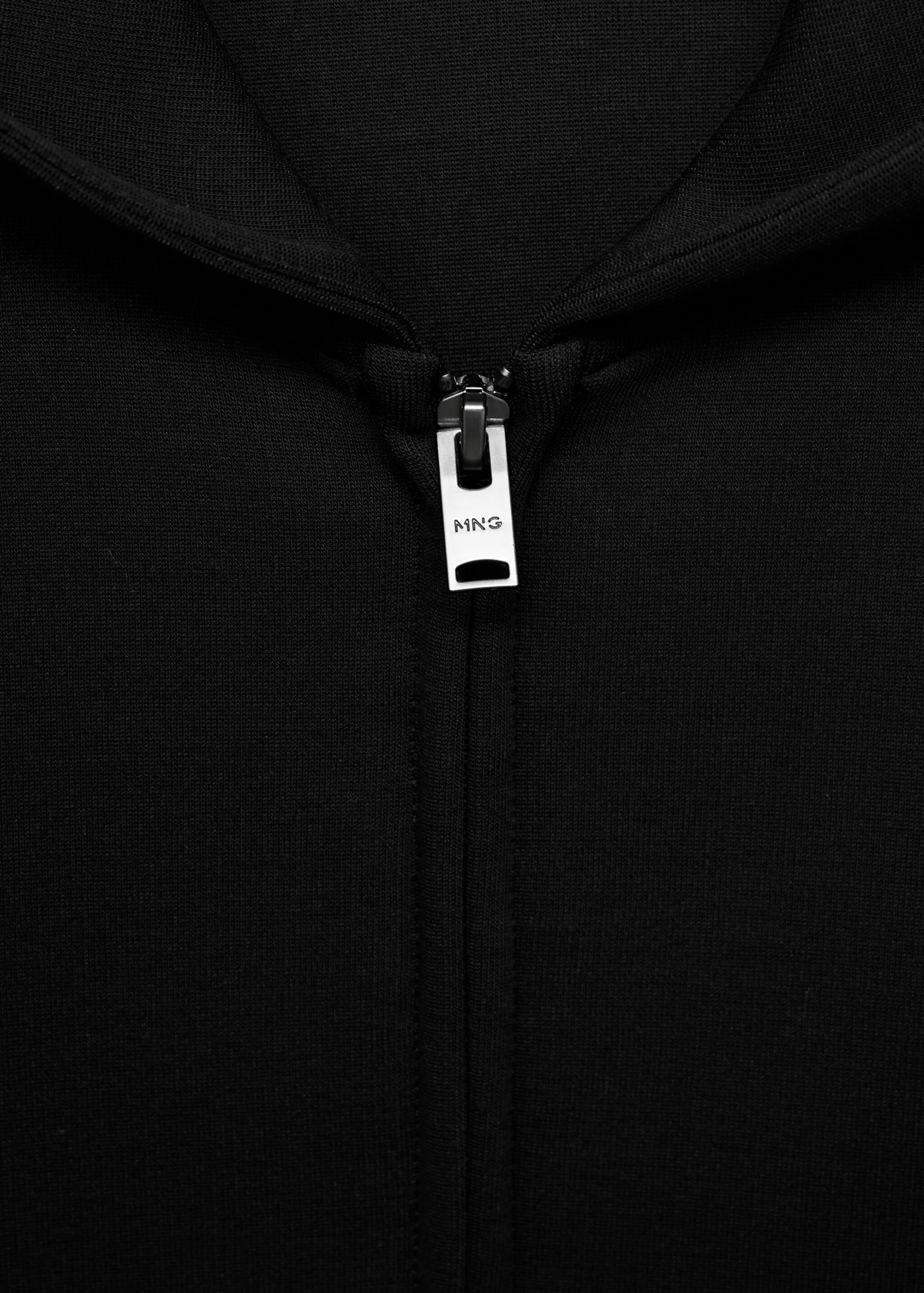 Sudadera cremallera capucha - Detalle del artículo 8, Negro. Ref: 17075998-00.