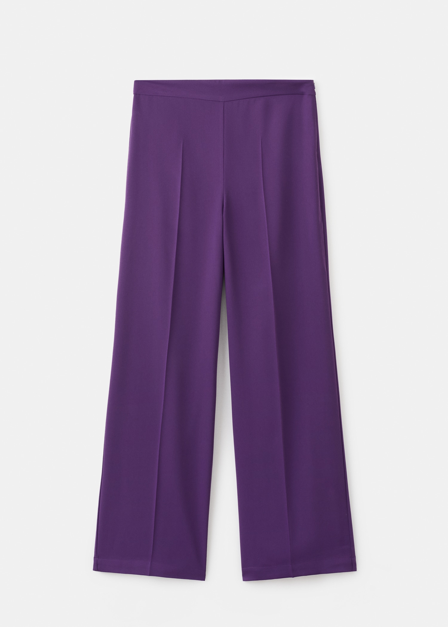 High-waist straight trousers - Article without model