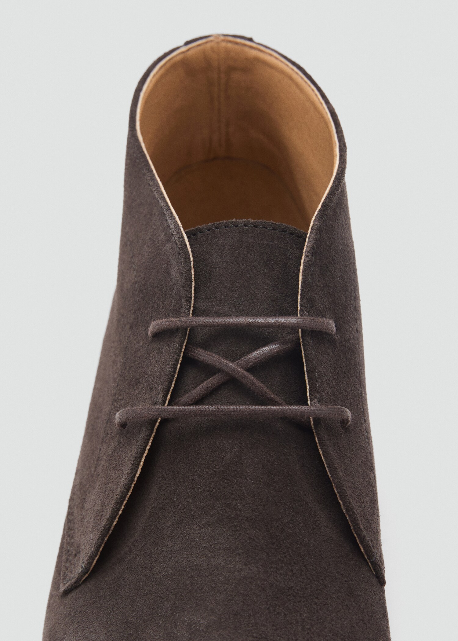 Suede leather ankle boots - Details of the article 1