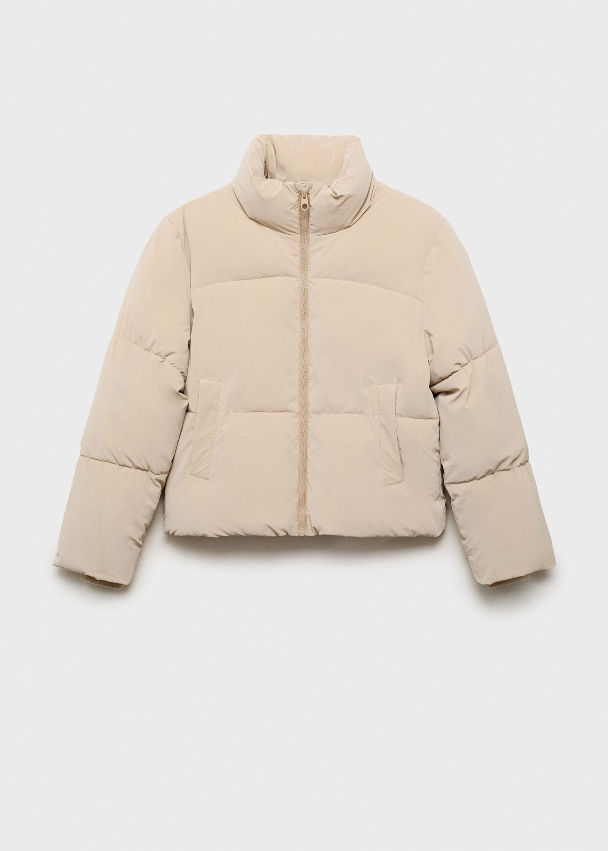 Soft quilted anorak - Article without model, Beige. Ref: 17076325-00.