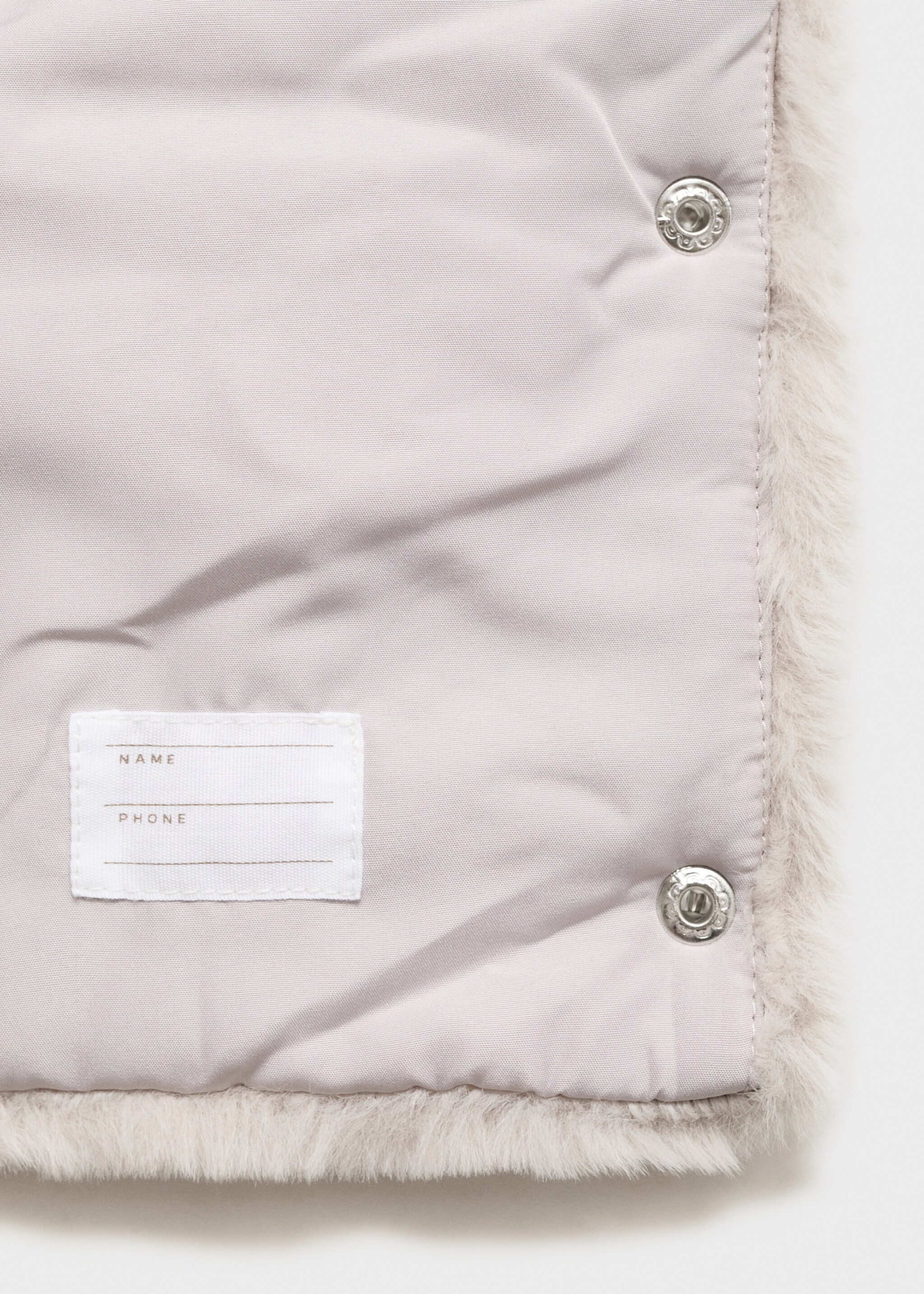 Gilet imitation fourrure - Détail de l'article 0, Gris clair/pastel. Ref: 17076327-00.