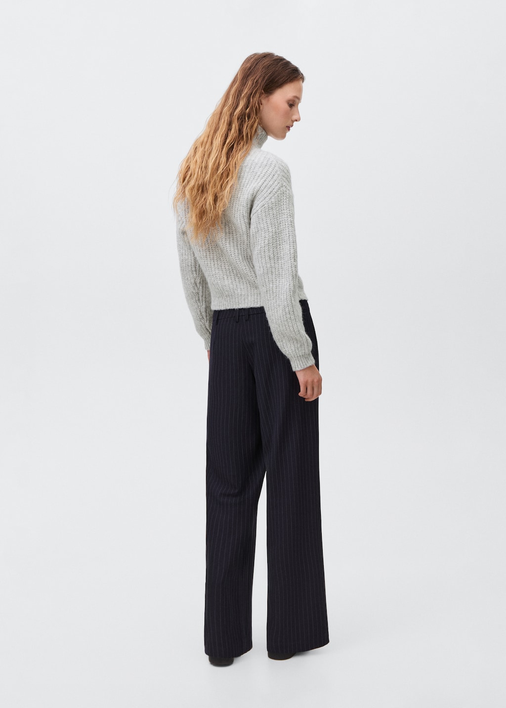 Turtleneck knit sweater