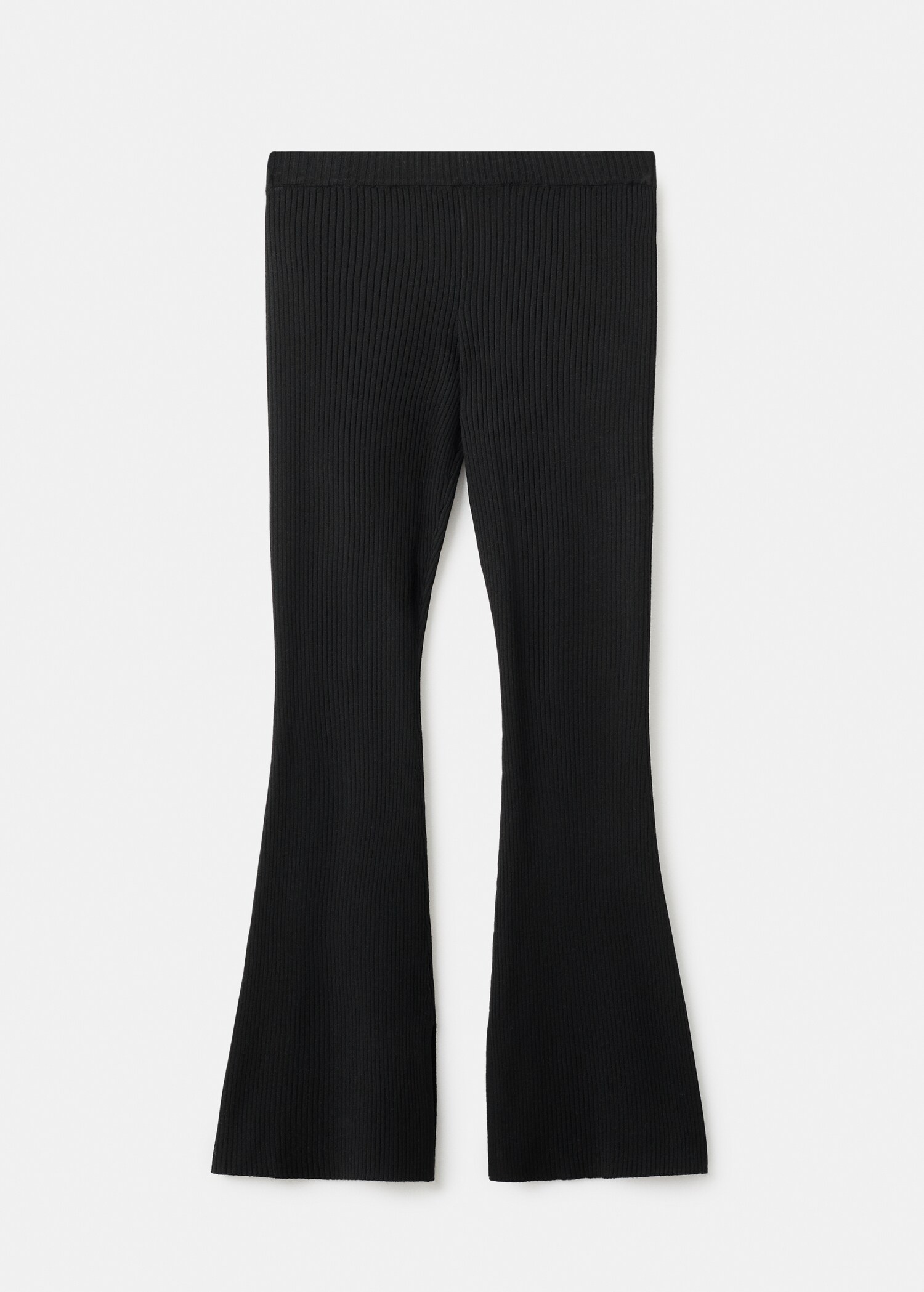 Ribbed flare trousers - Article without model