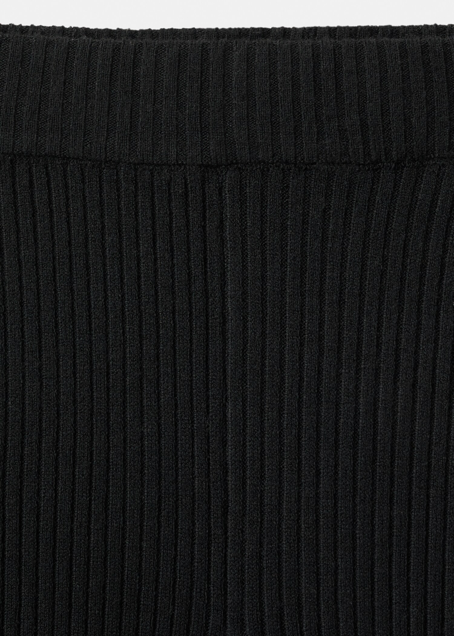 Ribbed flare trousers - Details of the article 8