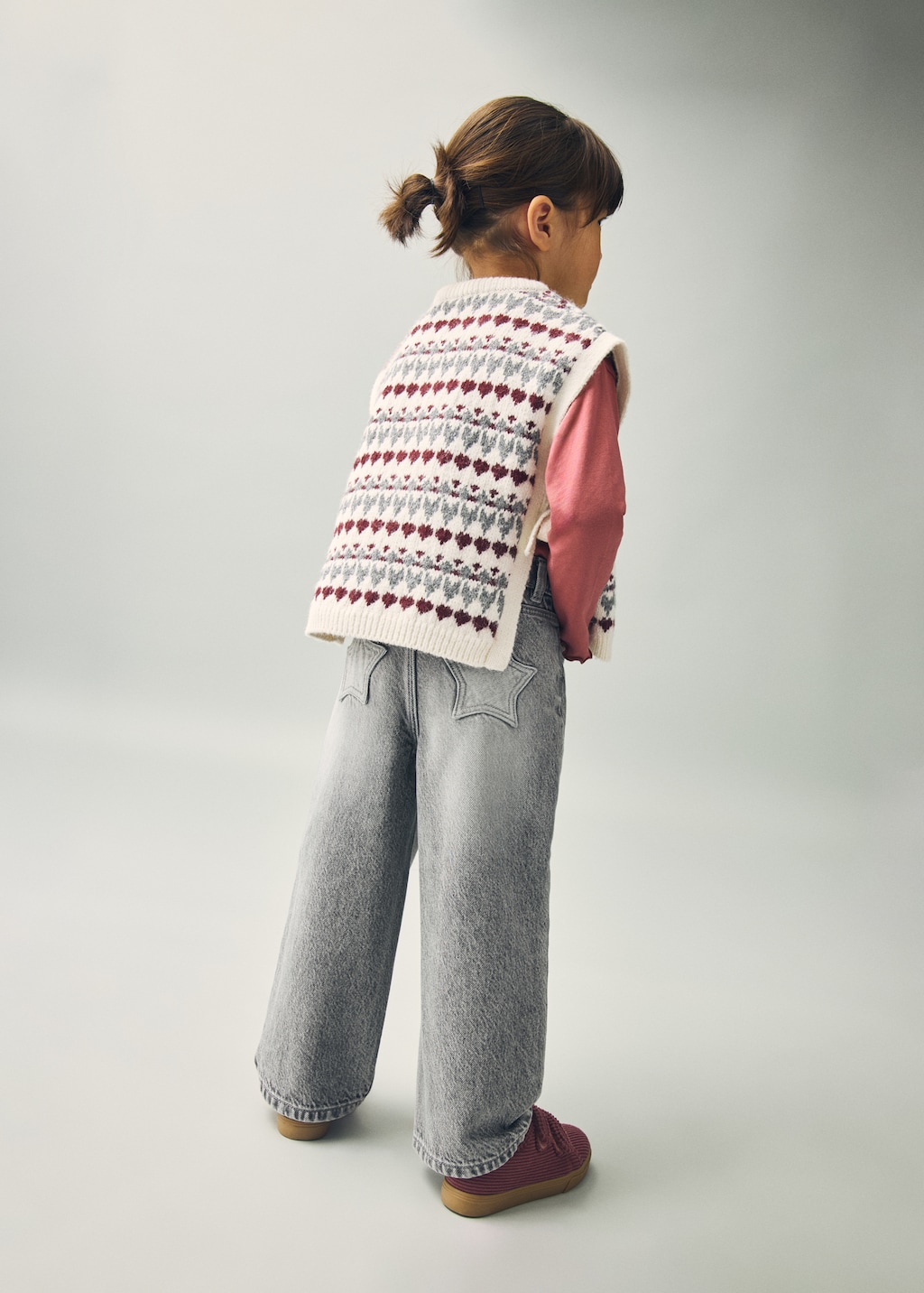 Straight cotton jeans