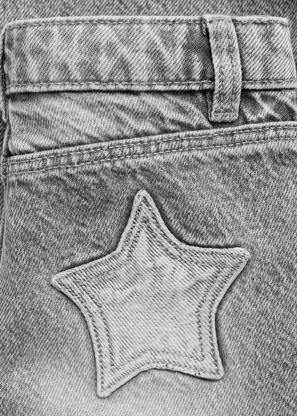 Straight cotton jeans