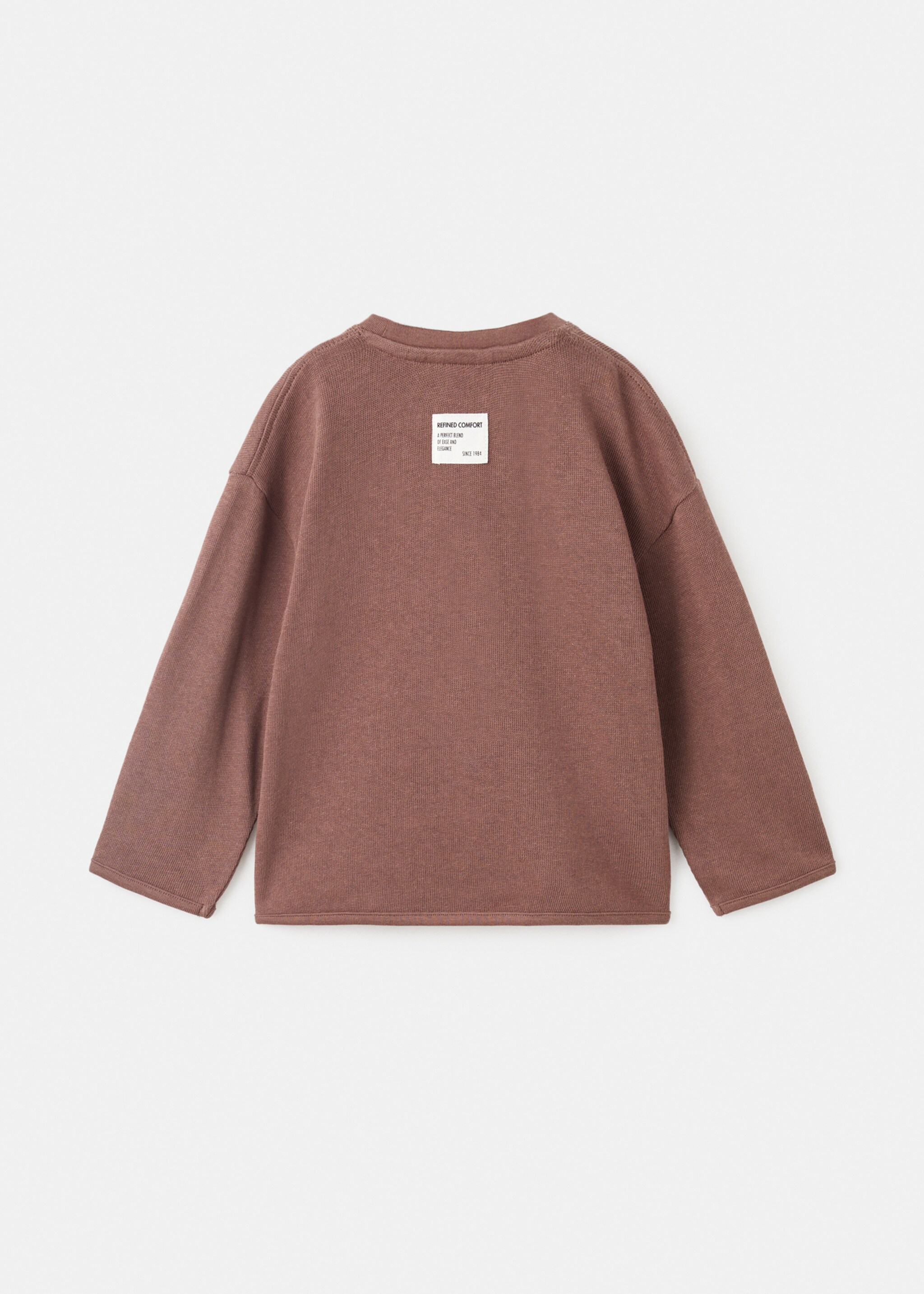 T-shirt comfy - Verso de l’article, Café. Ref: 17076336-00.