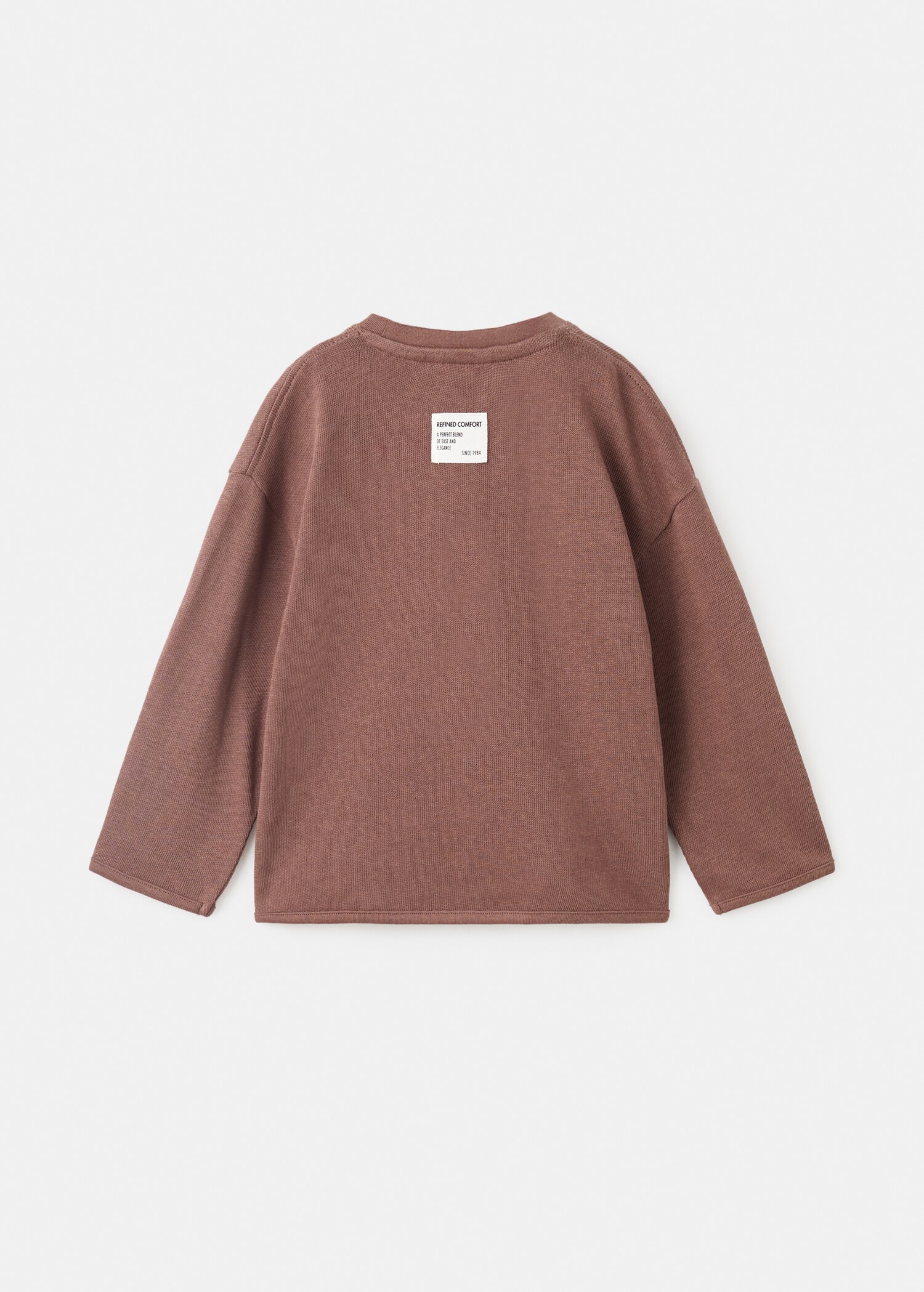 T-shirt coton en maille - Verso de l’article