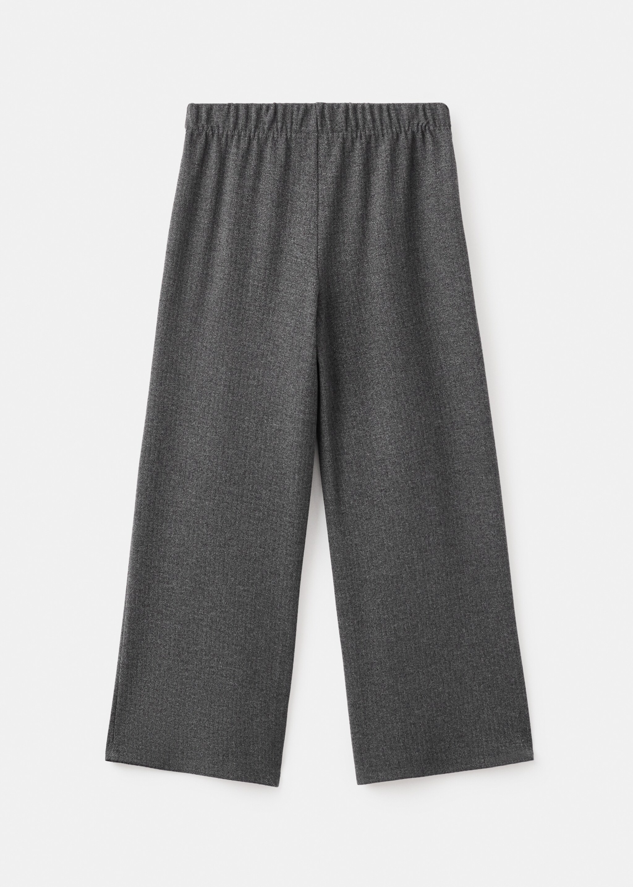 Lace knit pants - Reverse of the article, Charcoal. Ref: 17076338-00.