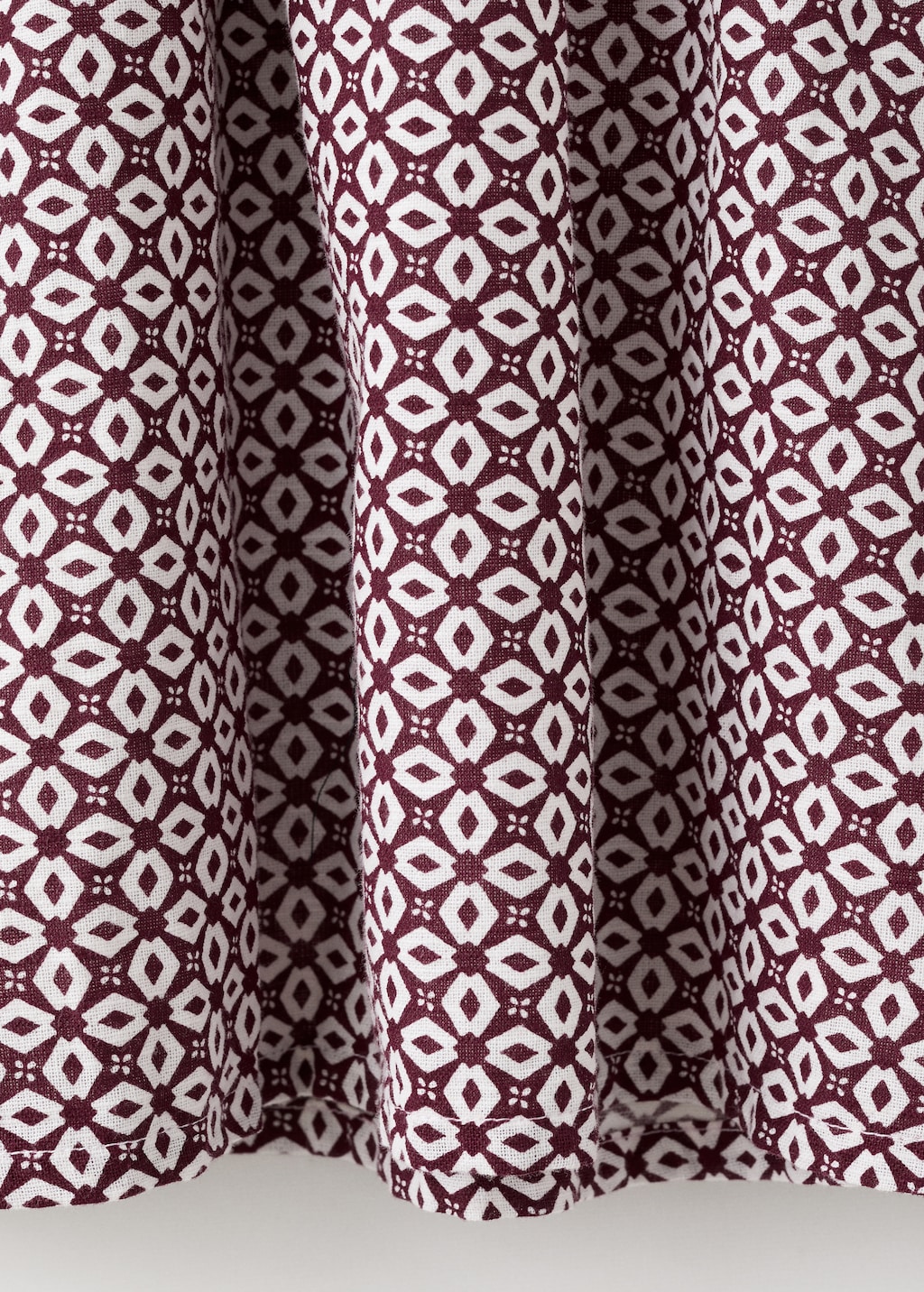 Ruffled printed dress