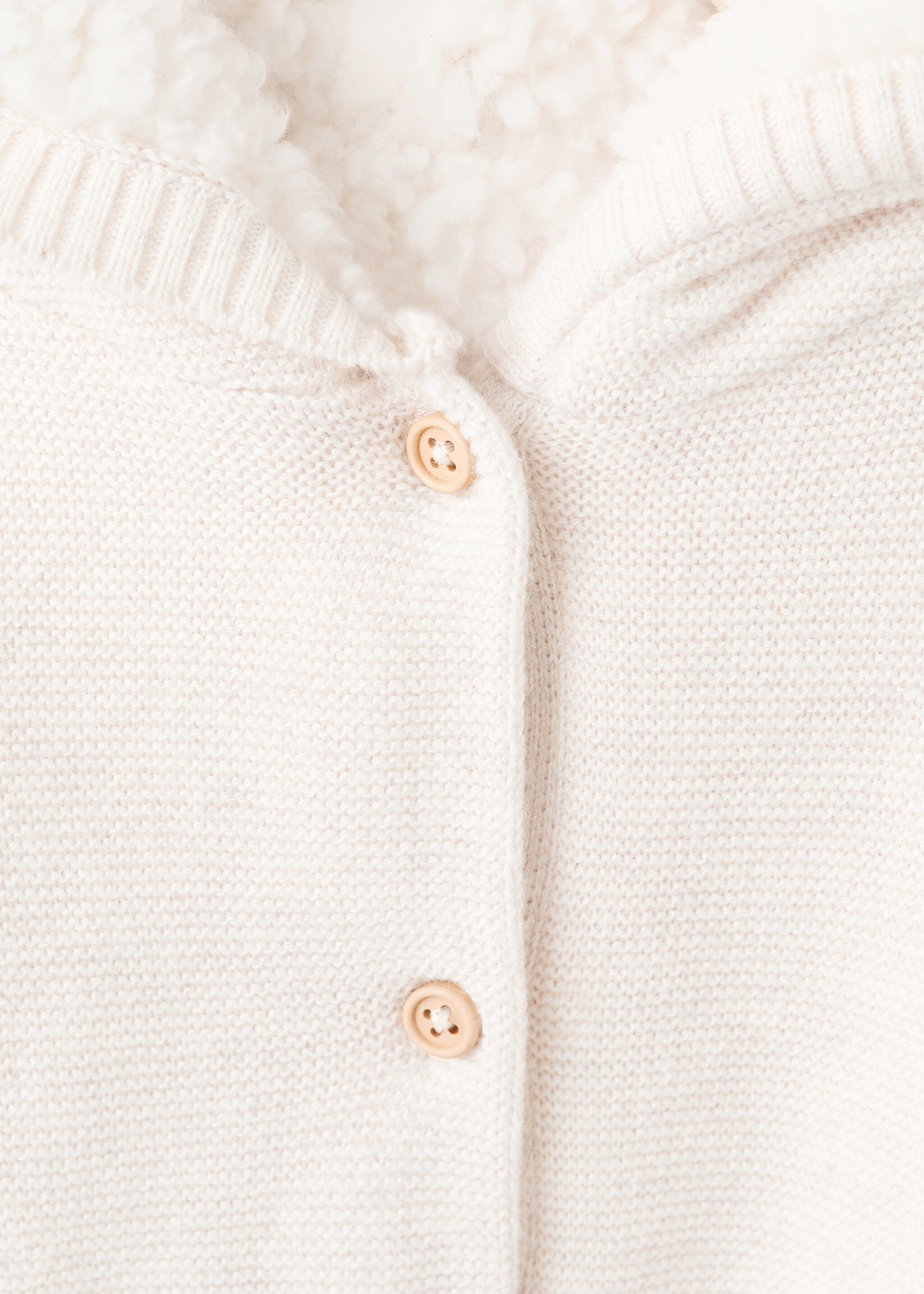 Cardigan lulu1 - Details of the article 8, Sand. Ref: 17076348-00.