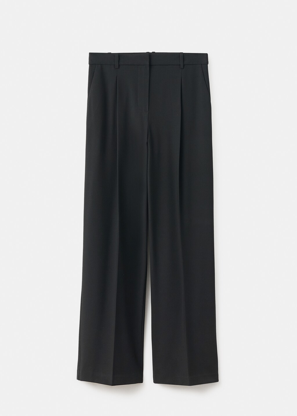 Pleated wide leg trousers - image 5