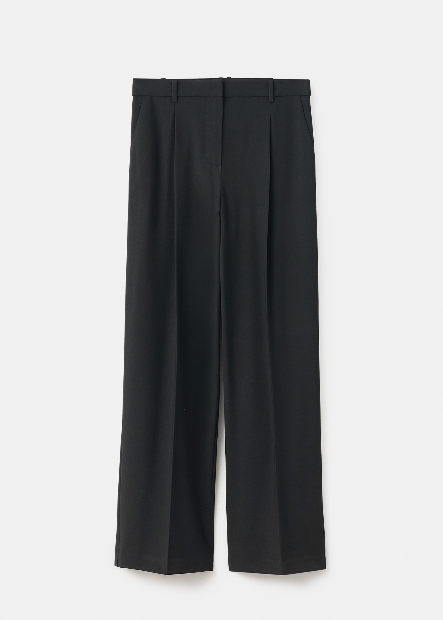 Kalhoty wide leg se záševky - Zboží bez modelu