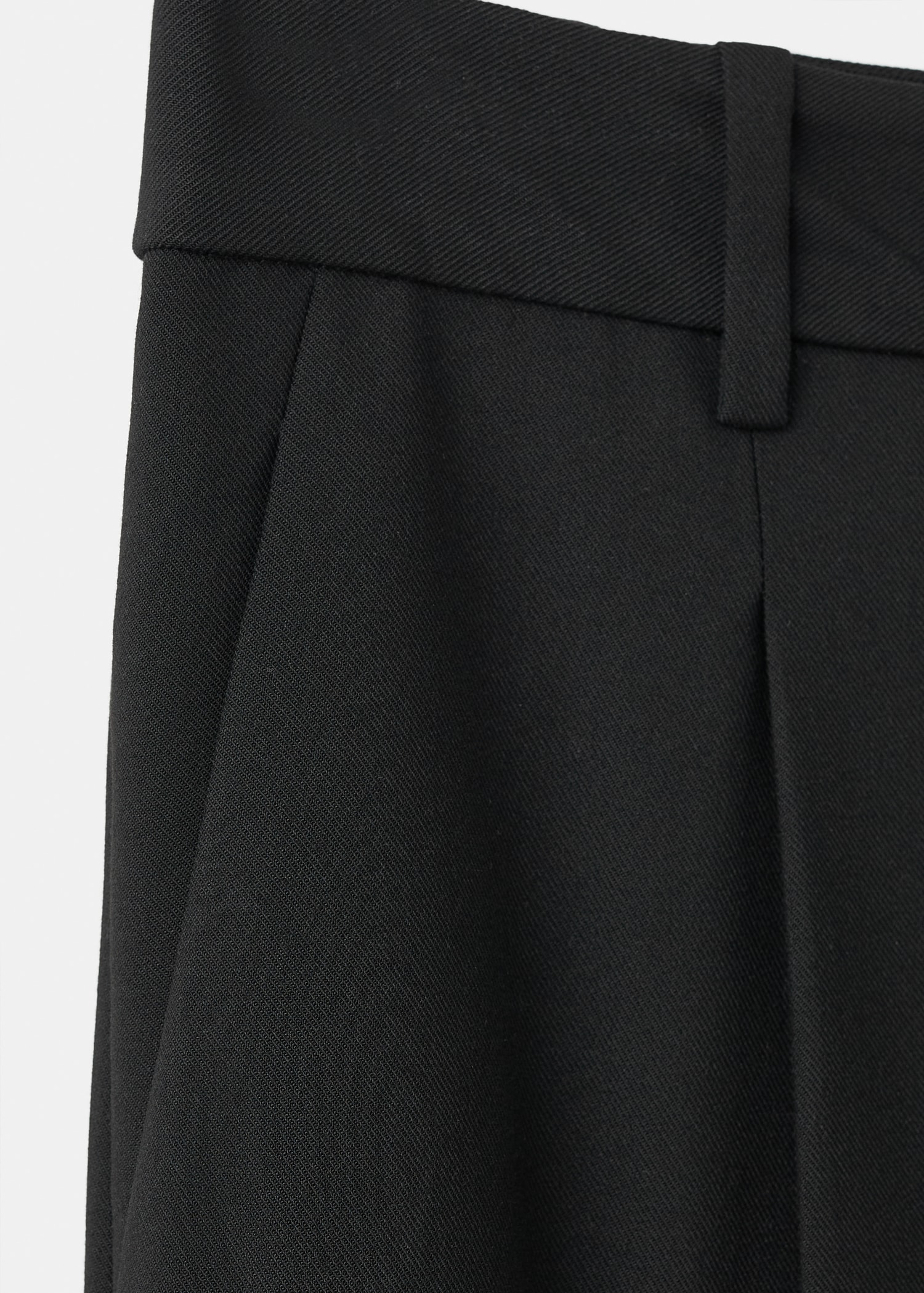 Kalhoty wide leg se záševky - Detail zboží 0