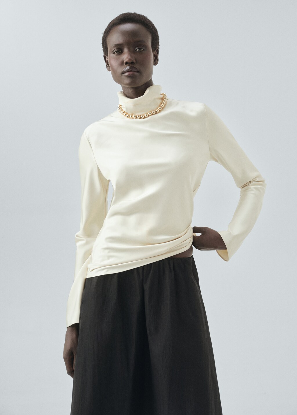 Long flared skirt - image 4