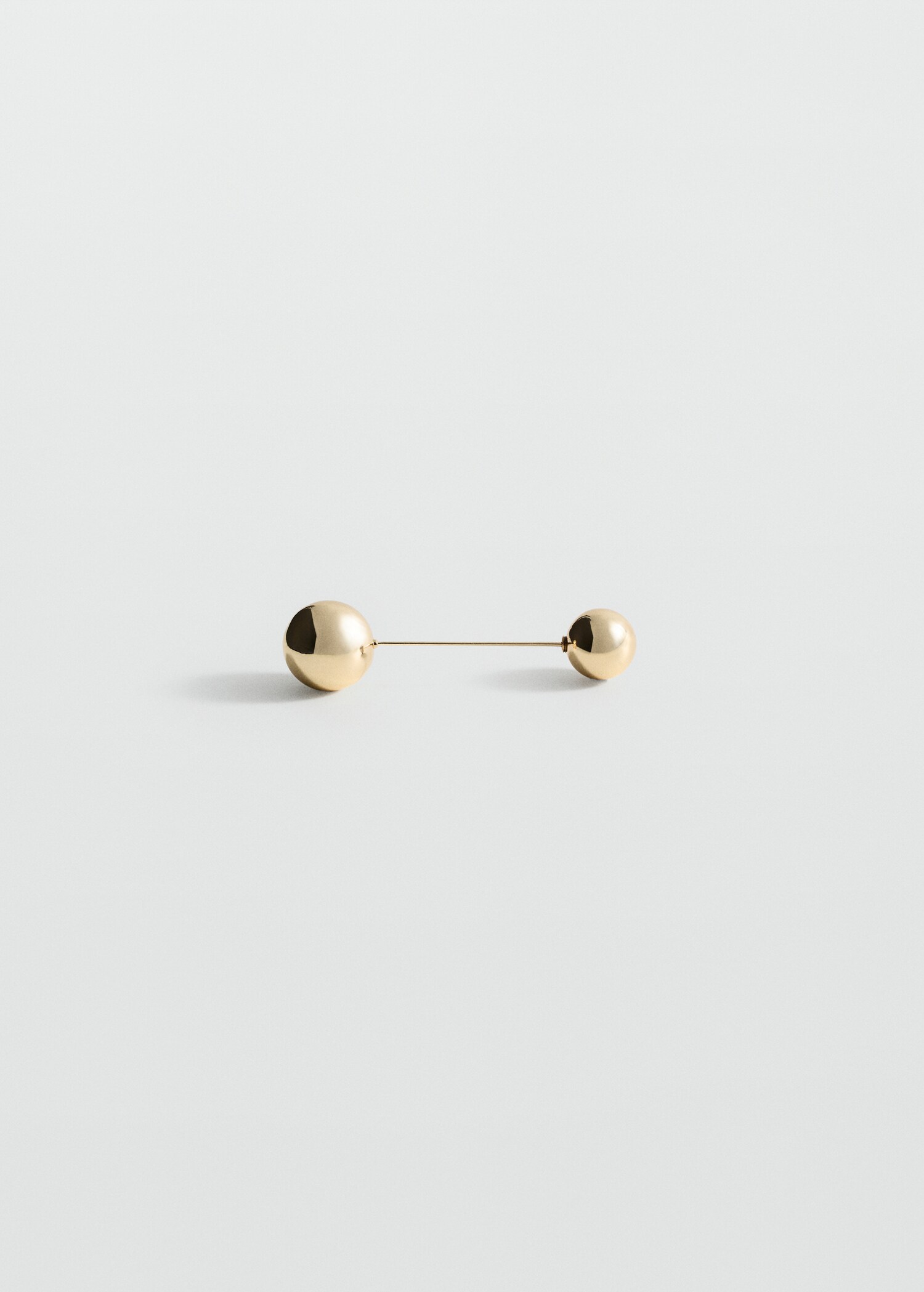 Metallic spheres brooch - Article without model