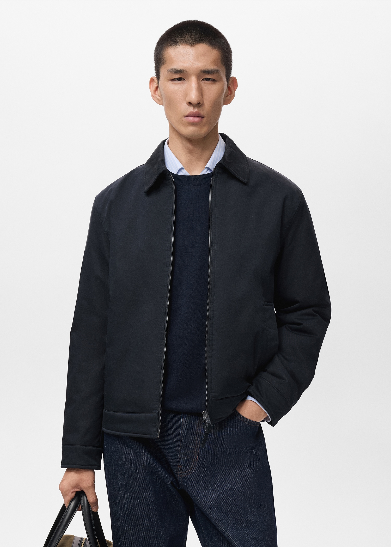 Cotton quilted jacket - Medium plane