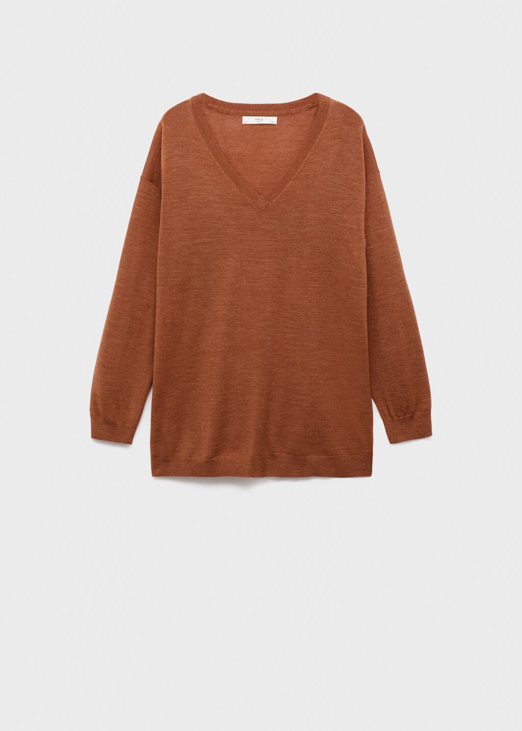 V-neck wool sweater - image 5