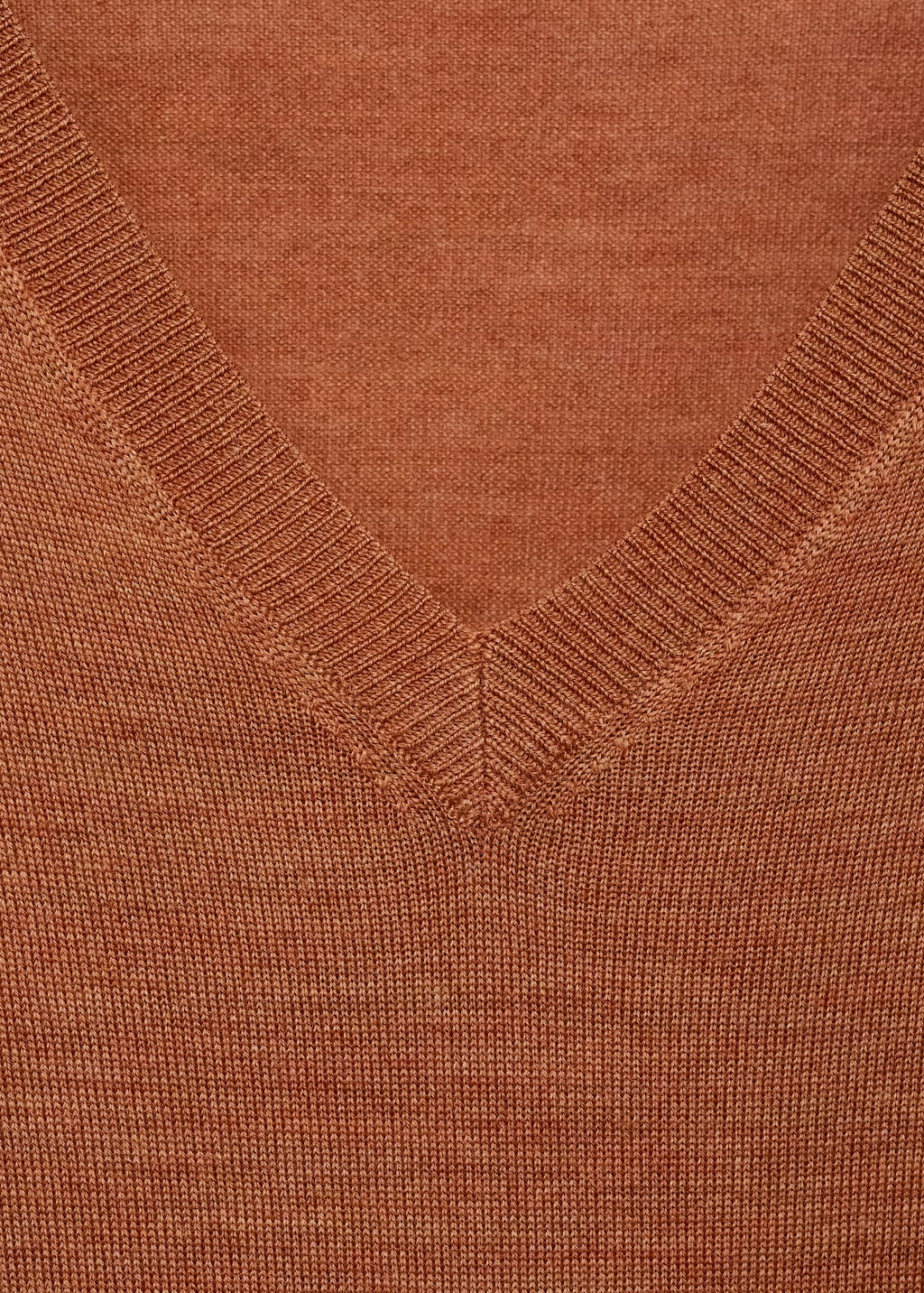 V-neck wool sweater