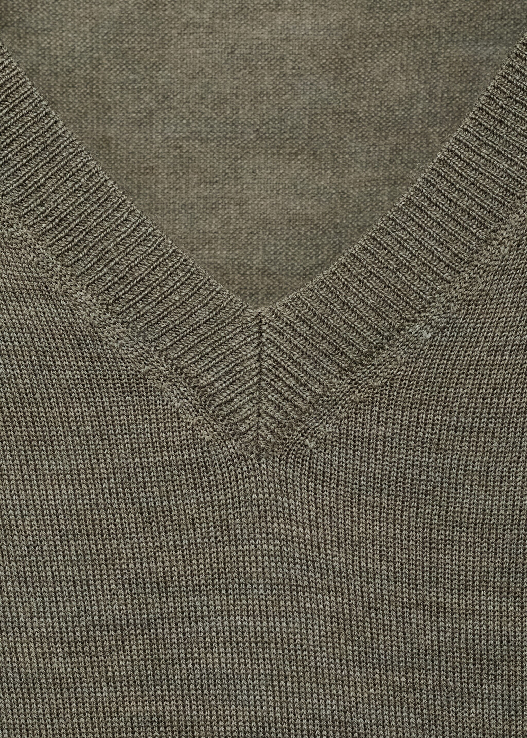 Wool pyjama sweater - Details of the article 8, Green. Ref: 17076722-00.