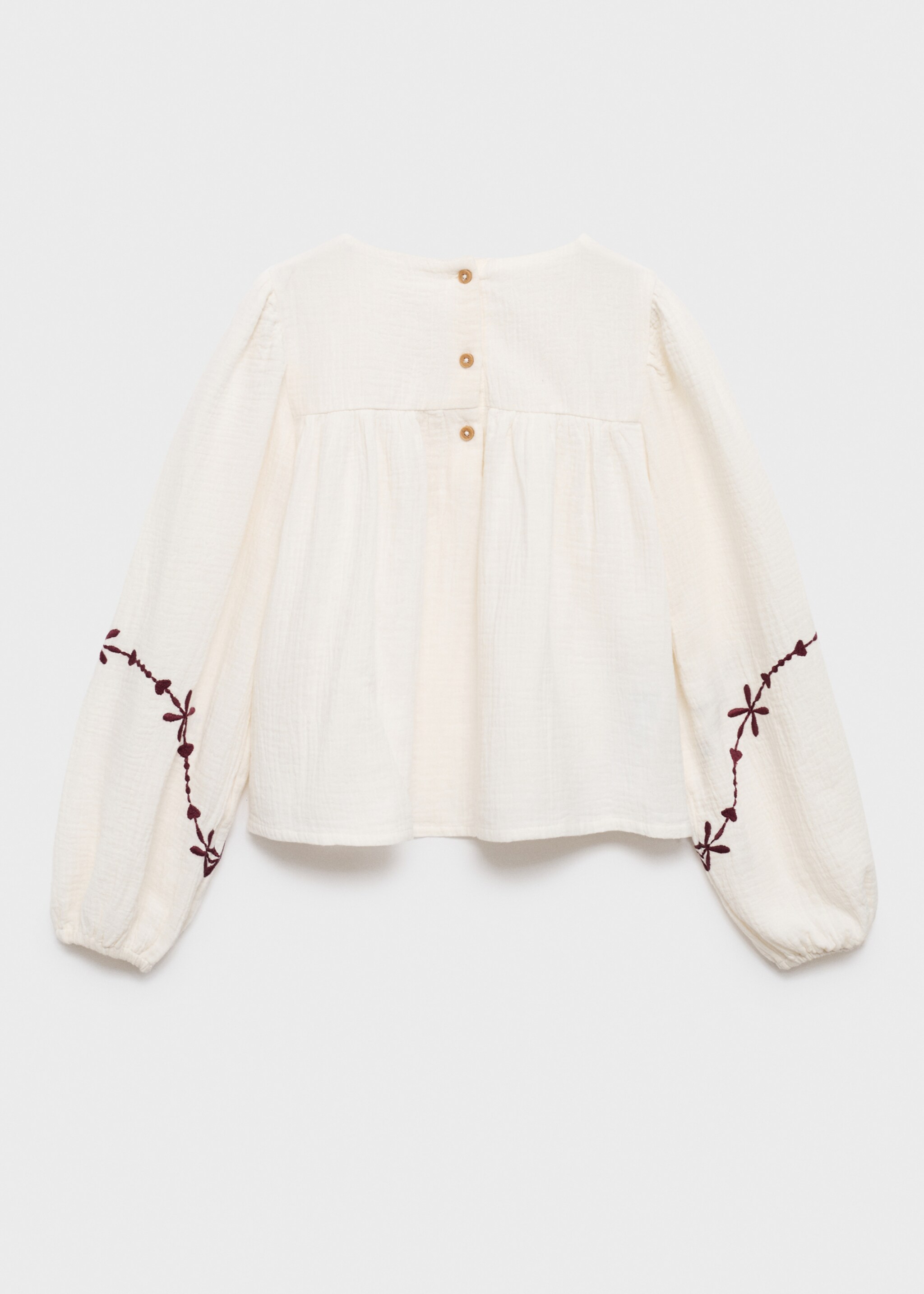 Blouse ali - Verso de l’article, Blanc. Ref: 17076724-00.