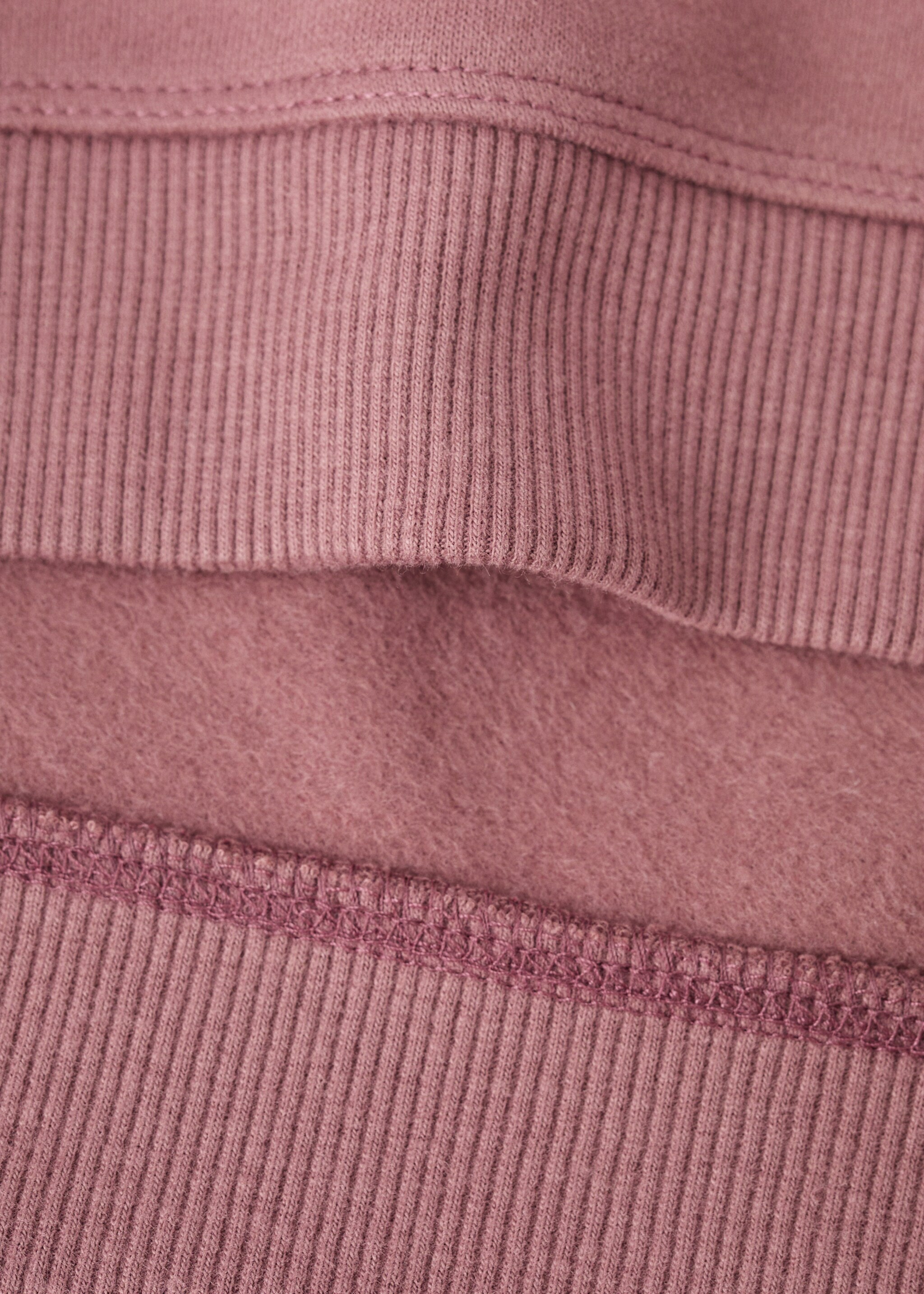 Sudadera algodón bordado - Detalle del artículo 8, Cereza. Ref: 17076727-00.