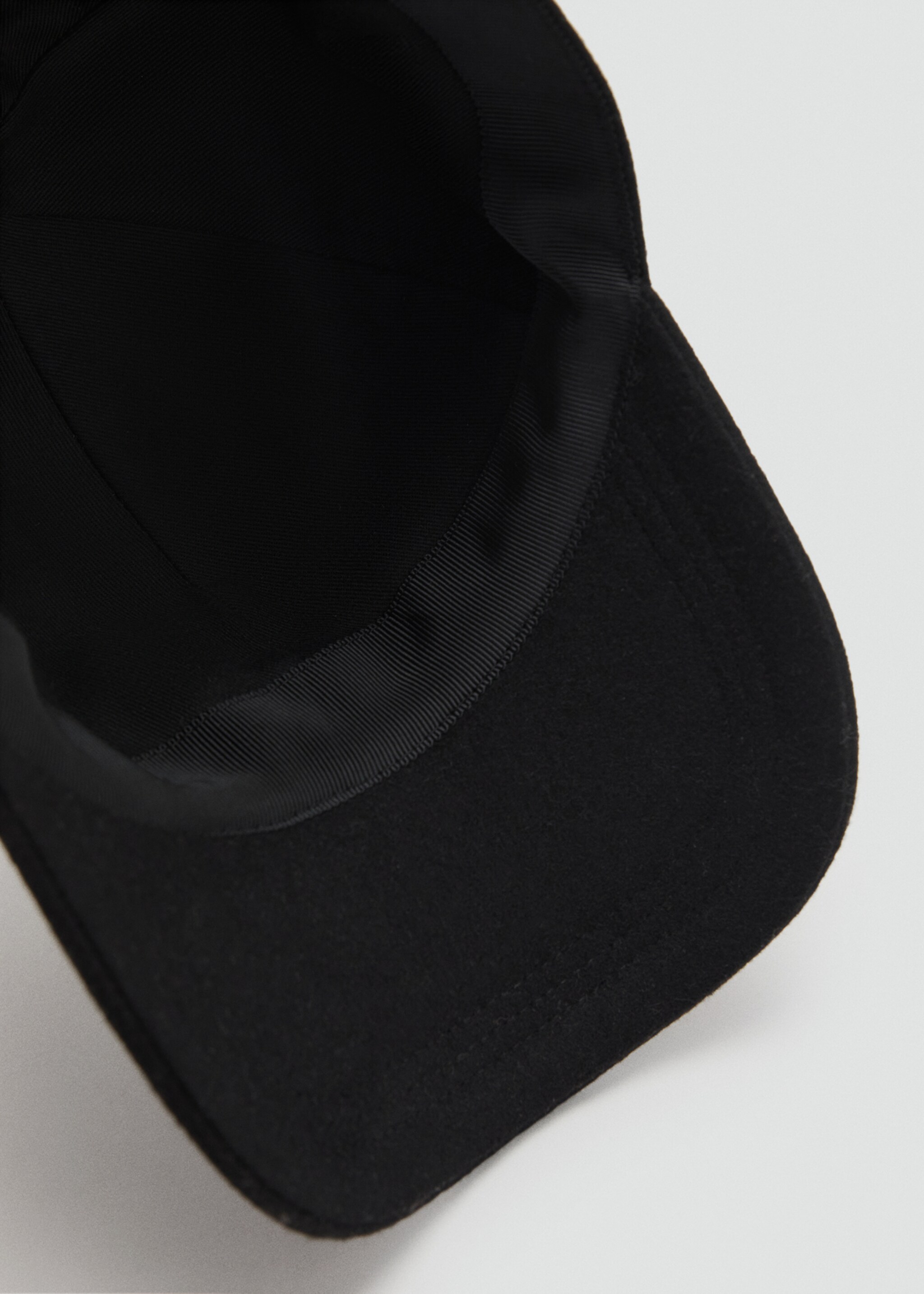 Gorra barreja llana - Detall de l'article 2, Negre. Ref: 17076732-00.