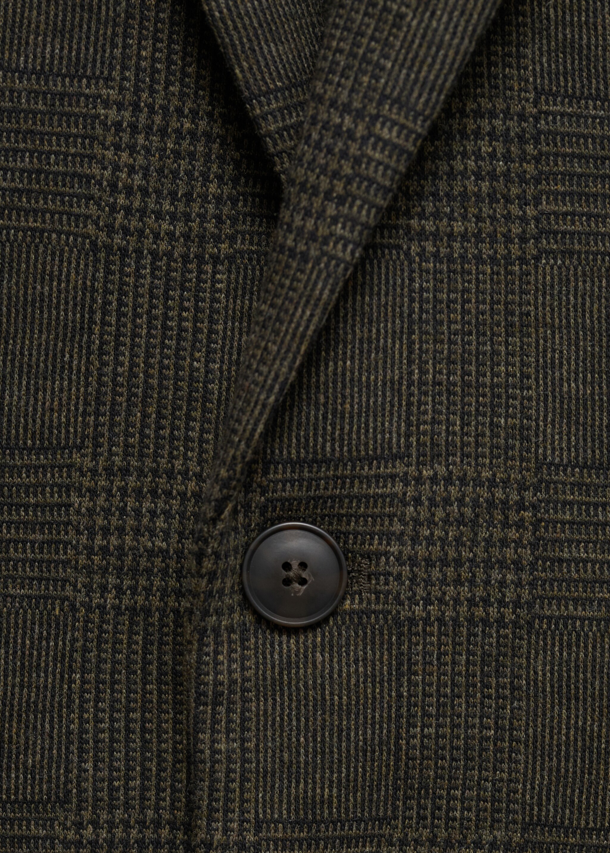 Blazer aneto - Details of the article 8, Khaki. Ref: 17076736-00.