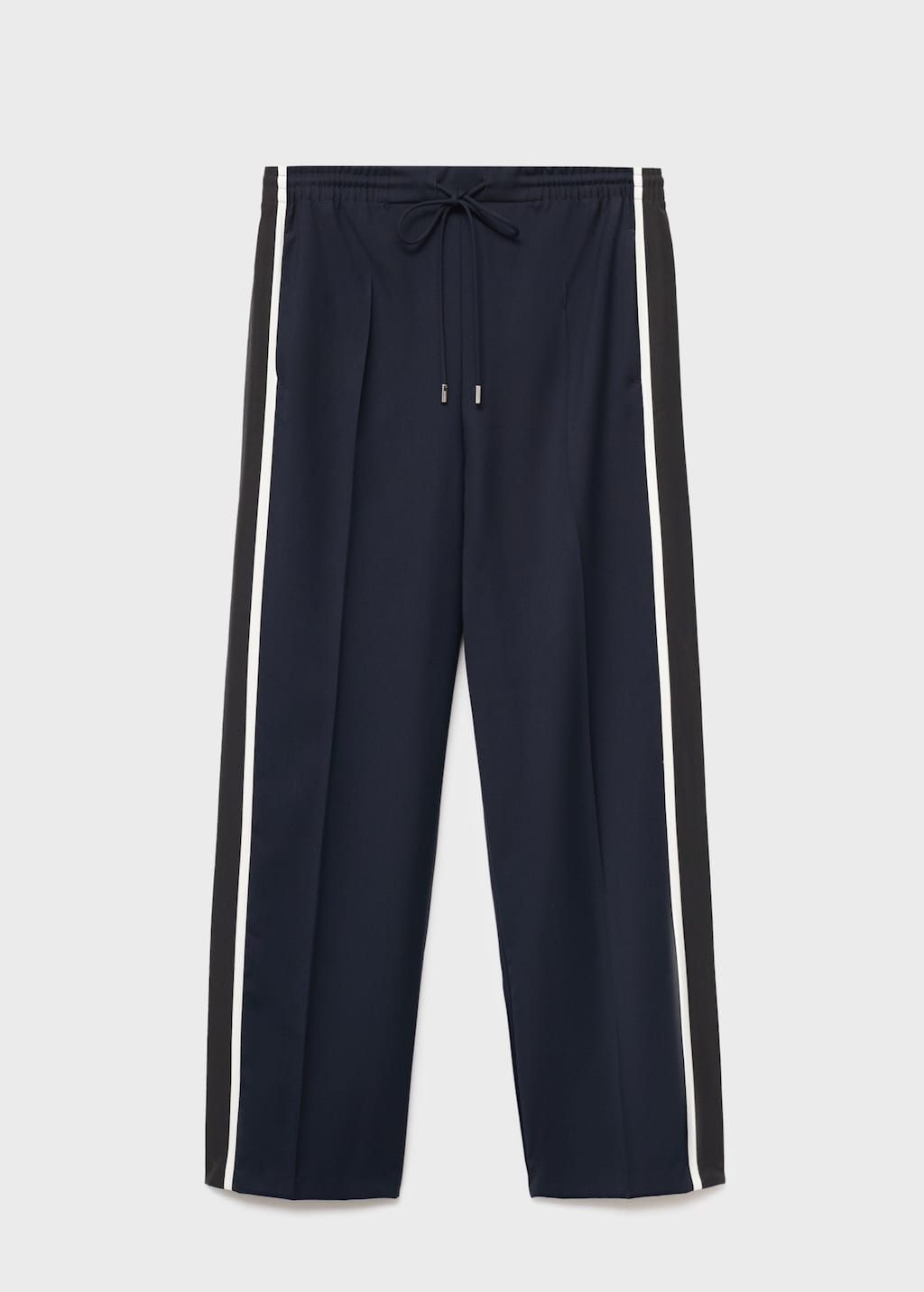 Contrast stripe straight pants - image 5