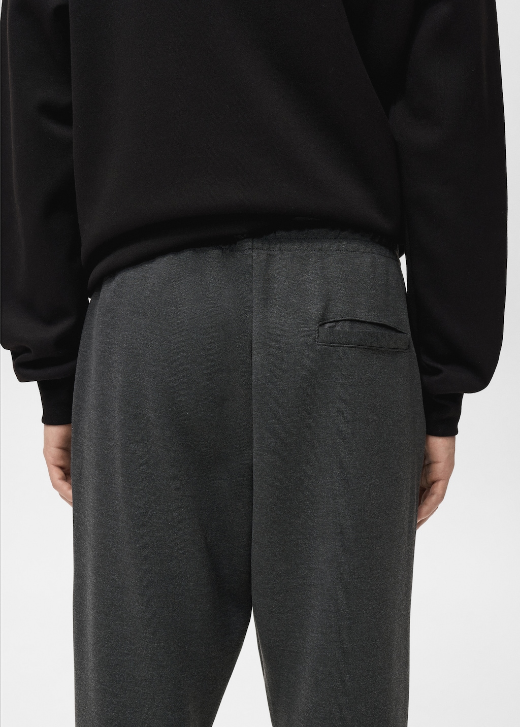 Cotton joggers with elastic waist