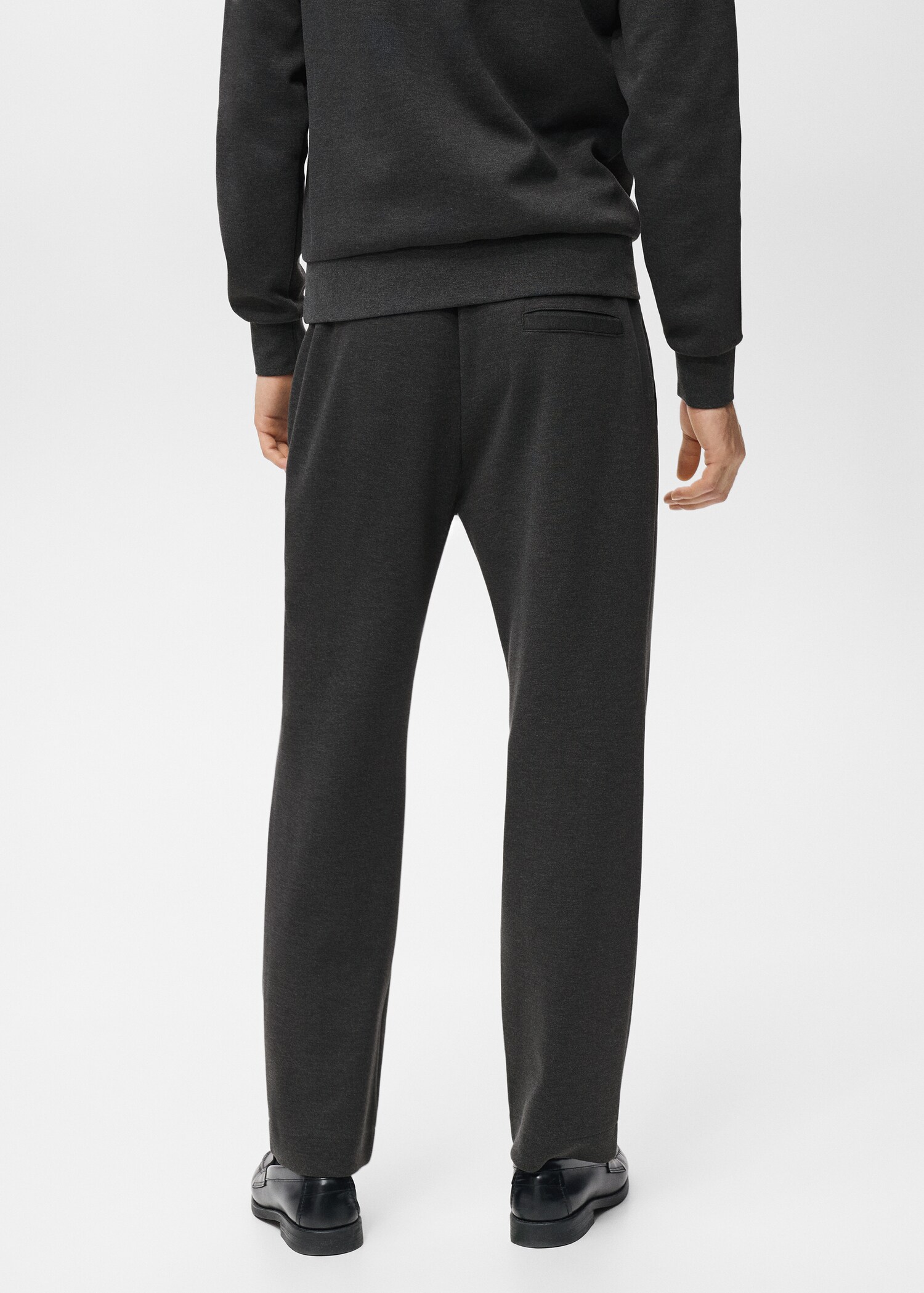 Jogging coton taille élastique - Verso de l’article