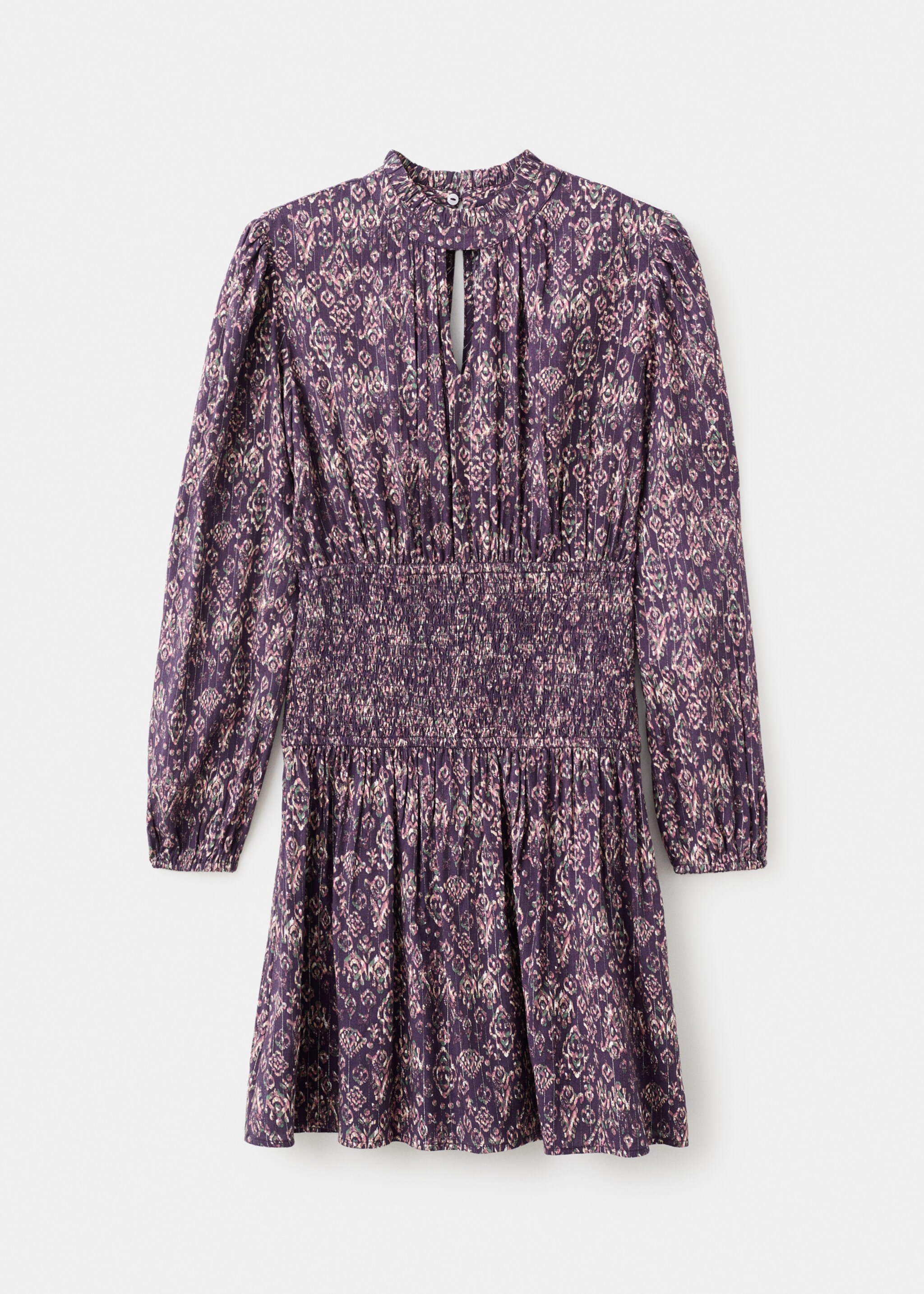 Robe fluide imprimée - Article sans modèle, Violet. Ref: 17077121-00.