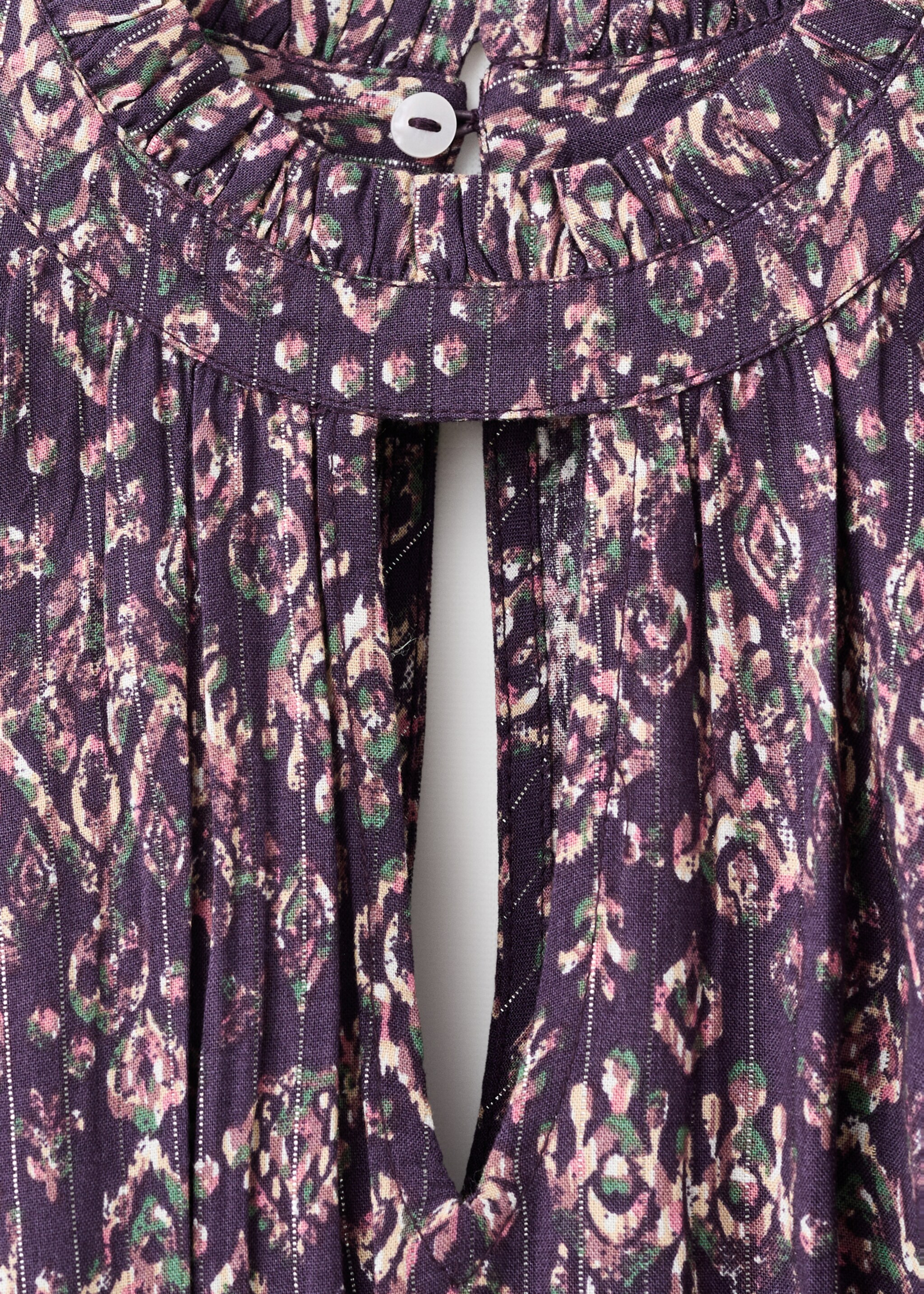 Robe fluide imprimée - Détail de l'article 8, Violet. Ref: 17077121-00.