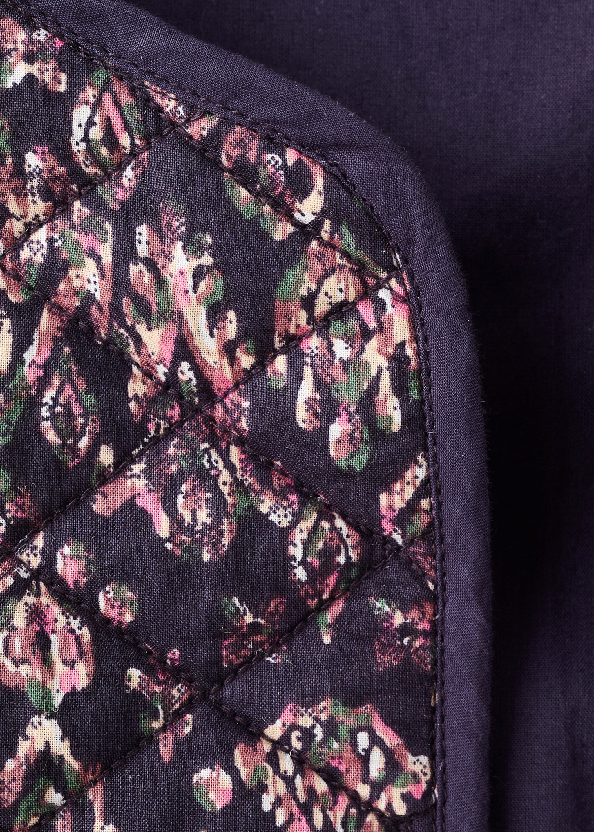 Veste en imprimé floral - Détail de l'article 8, Violet. Ref: 17077122-00.