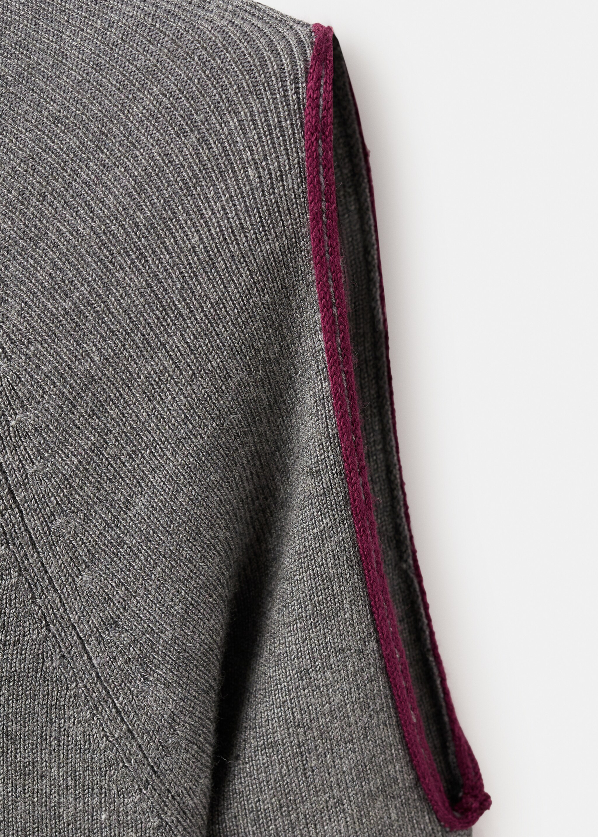 Cut-out T-shirt - Detail van het artikel 8, Mediumgrijs. Ref: 17077123-00.