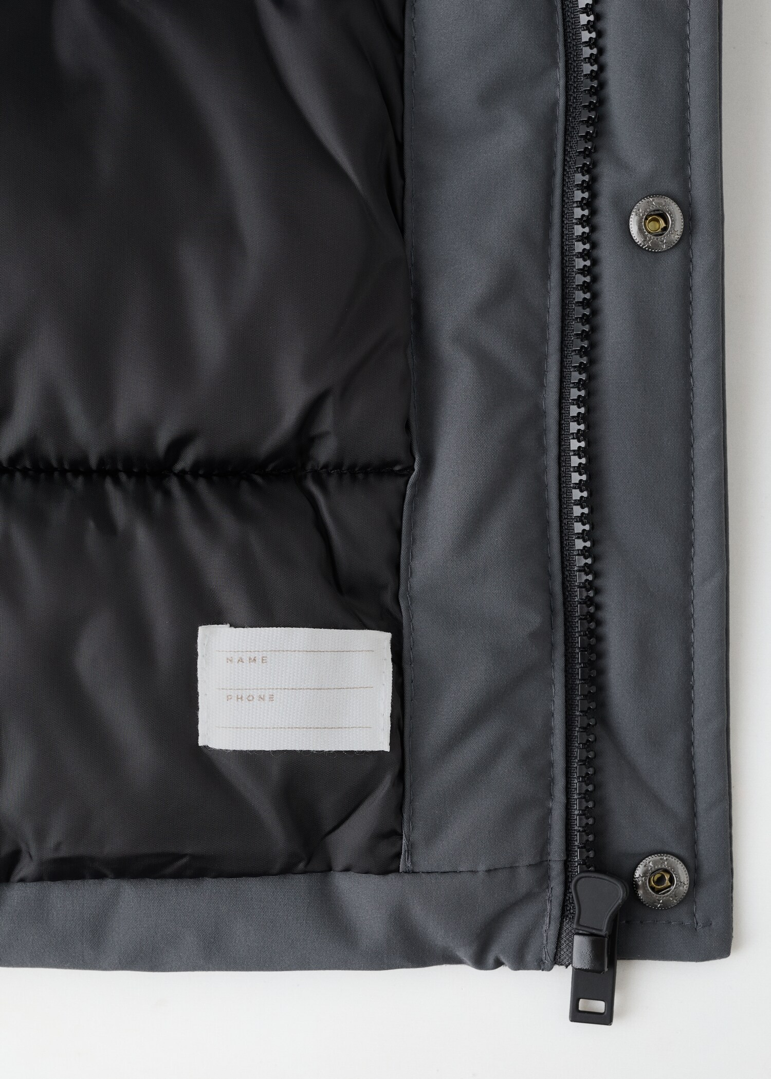 Anorak with shearling-effect hood - Details of the article 0