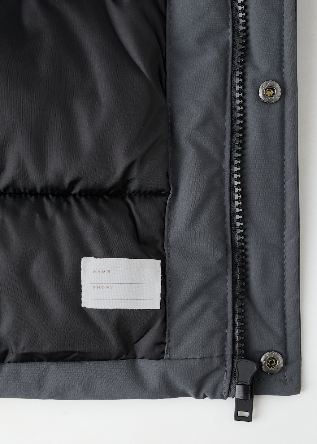 Anorak with shearling-effect hood