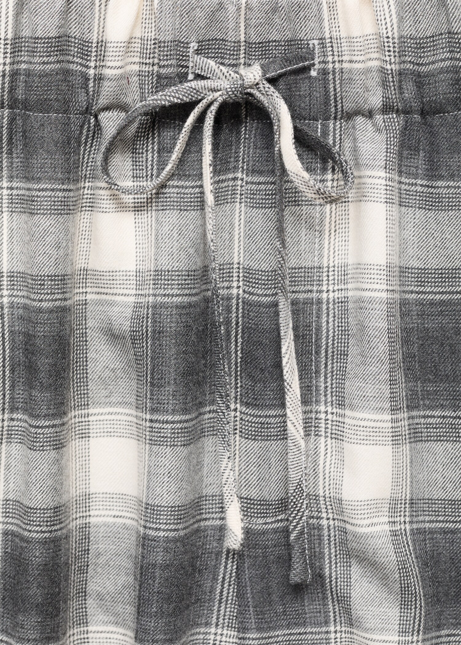 Checked flannel trousers - Details of the article 8
