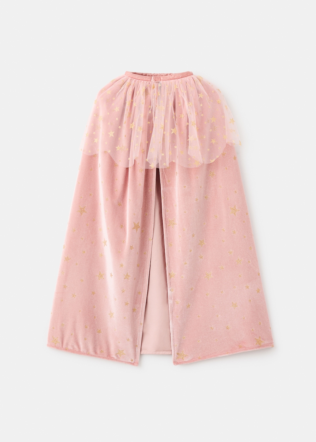 Tulle cape with glitter stars